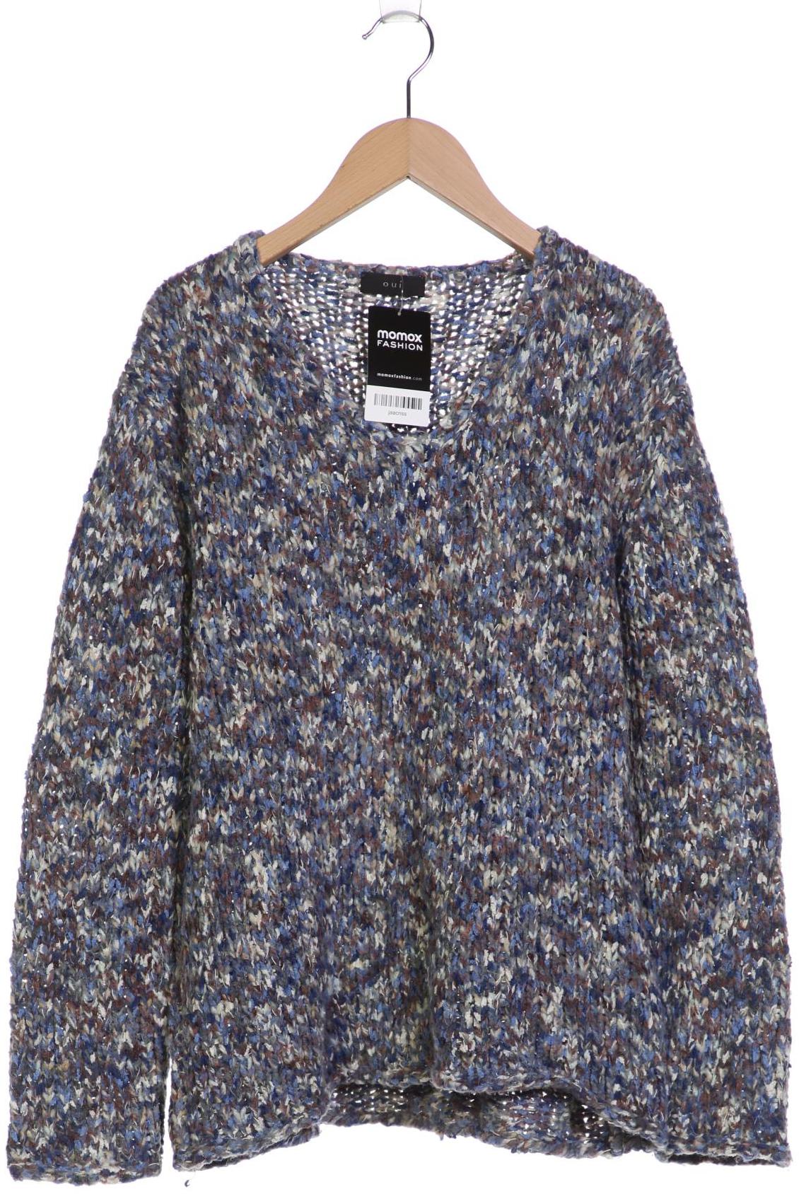 

Oui Damen Pullover, blau, Gr. 38