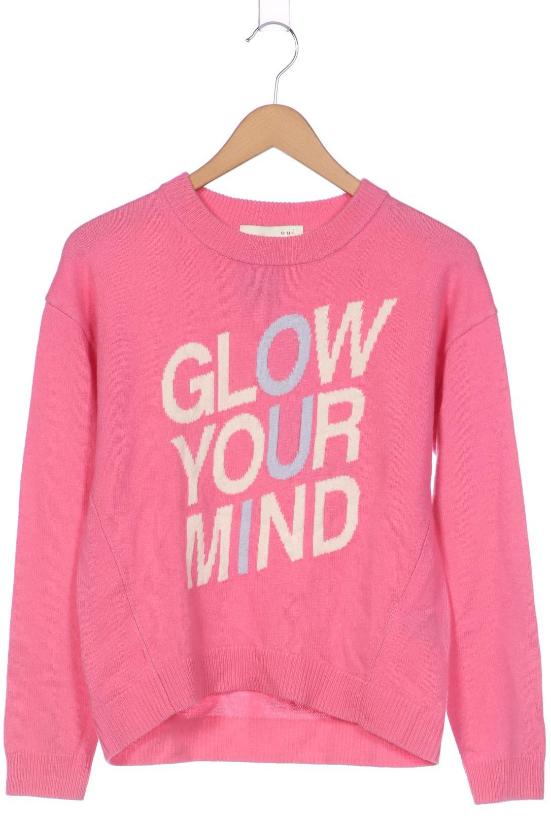 

Oui Damen Pullover, pink, Gr. 34