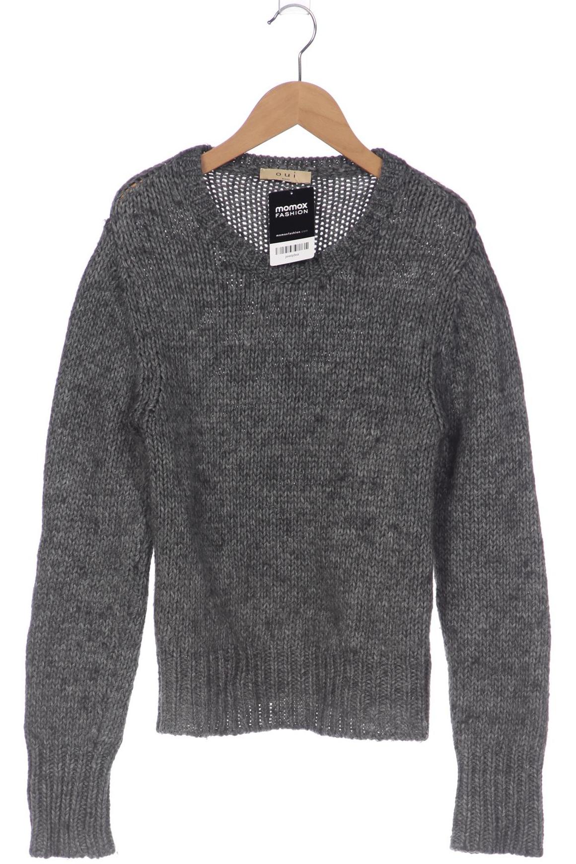 

Oui Damen Pullover, grau, Gr. 40