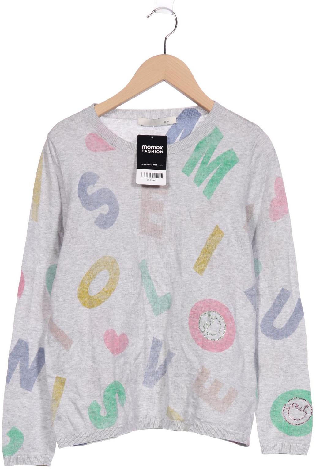 

Oui Damen Pullover, grau