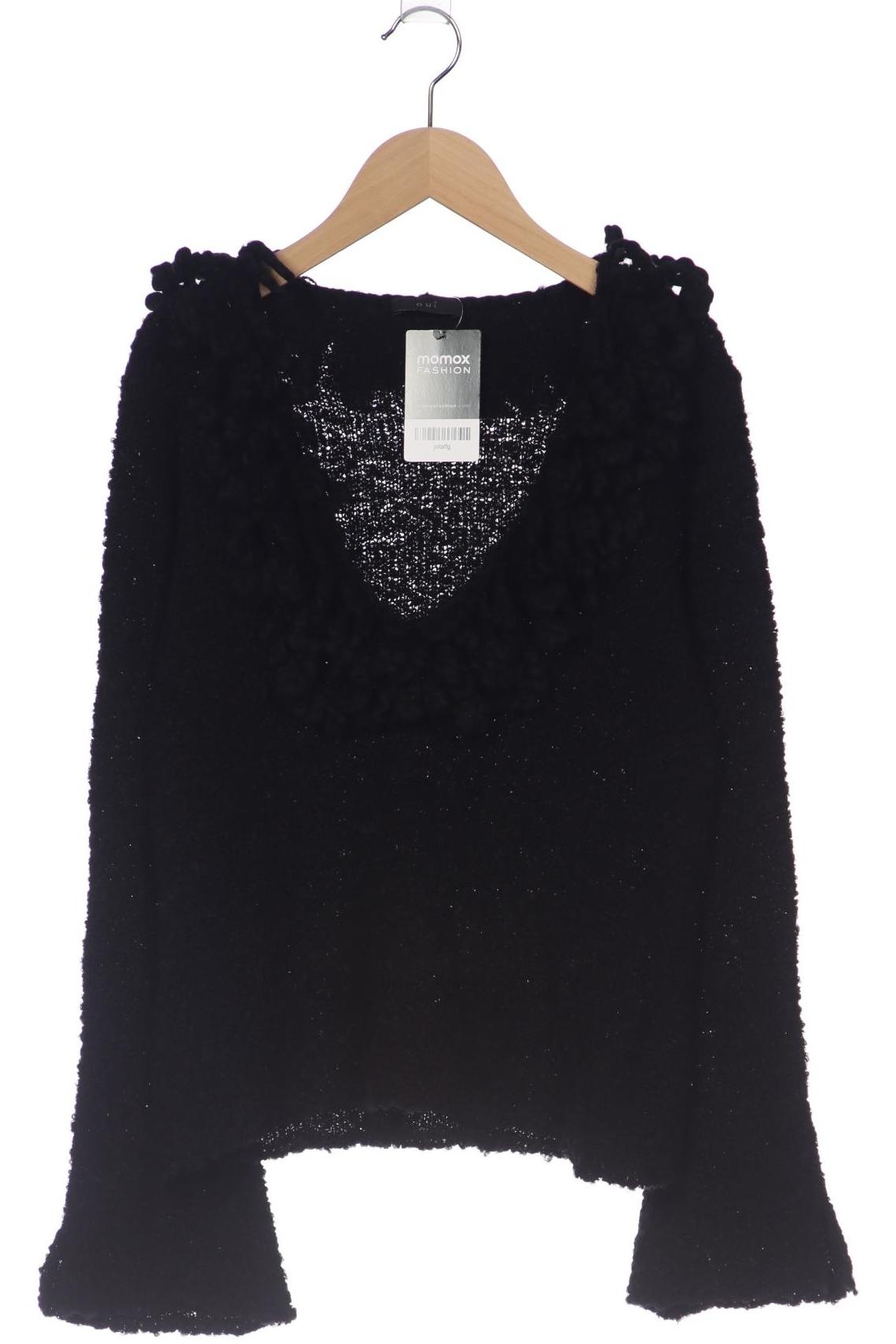 Thumbnail - Oui Damen Pullover, schwarz, Gr. 38