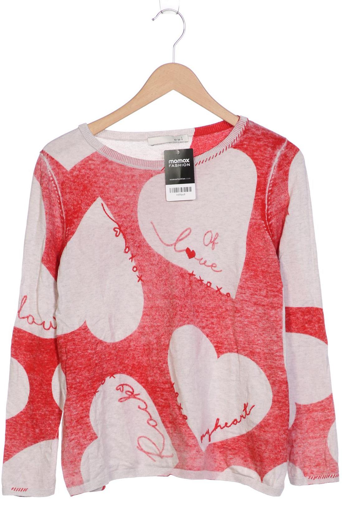 

Oui Damen Pullover, rot