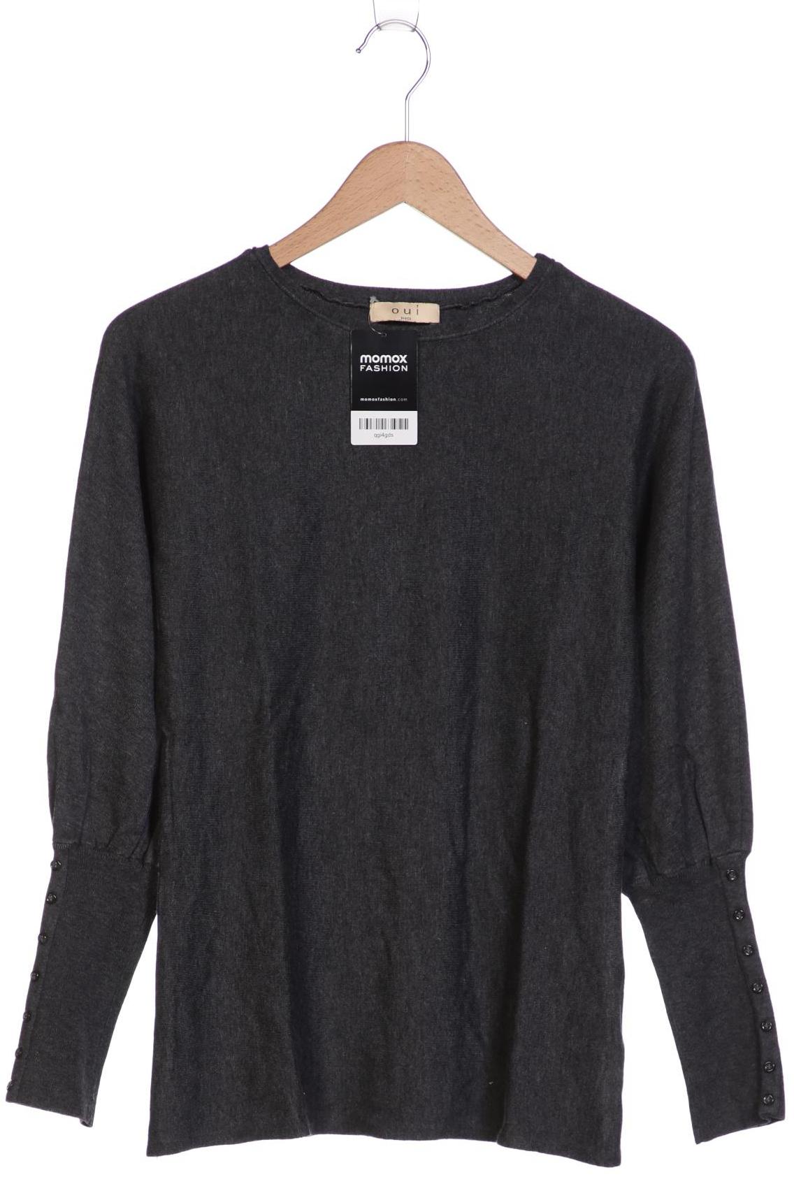 

Oui Damen Pullover, grau, Gr. 38