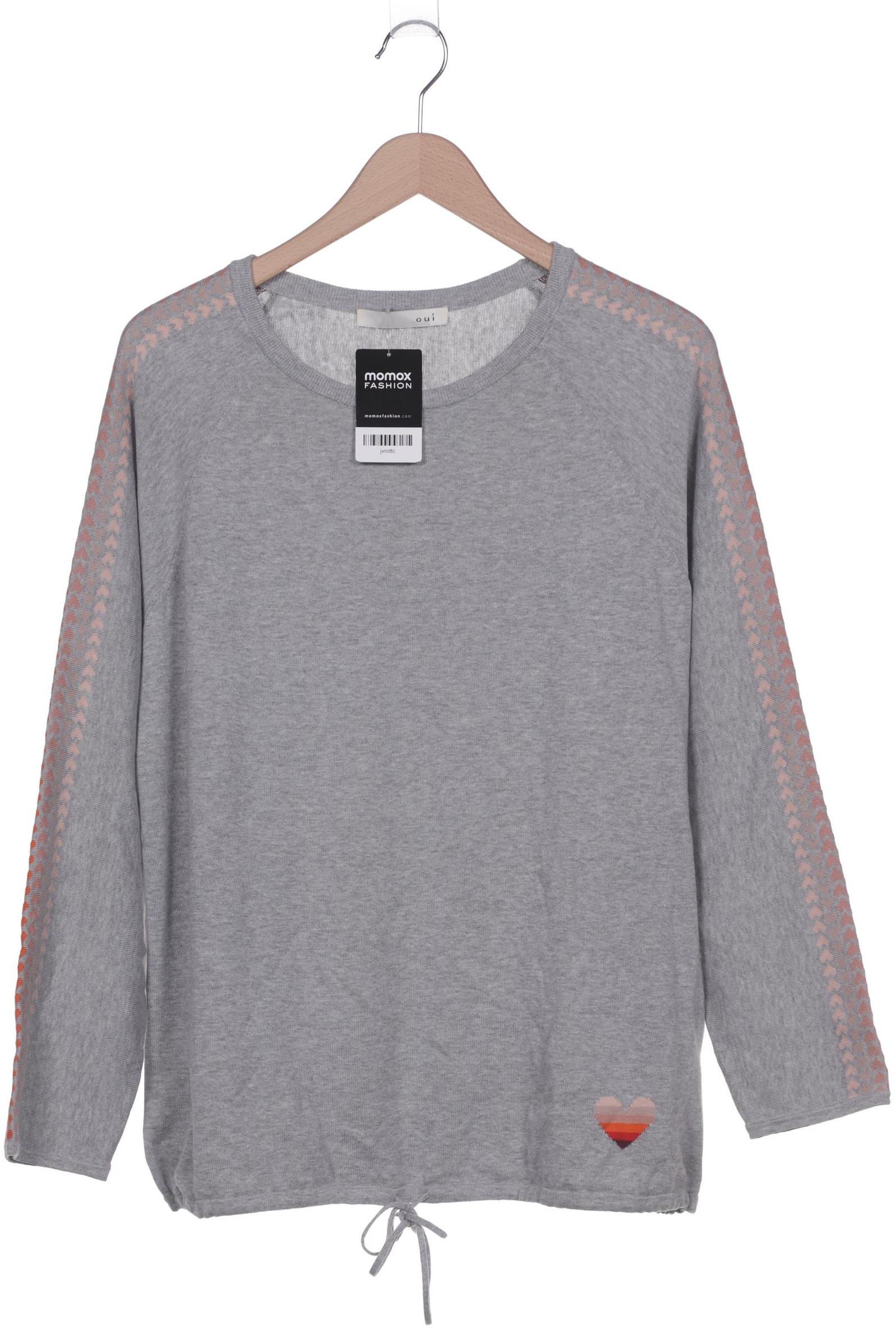 

Oui Damen Pullover, grau, Gr. 46
