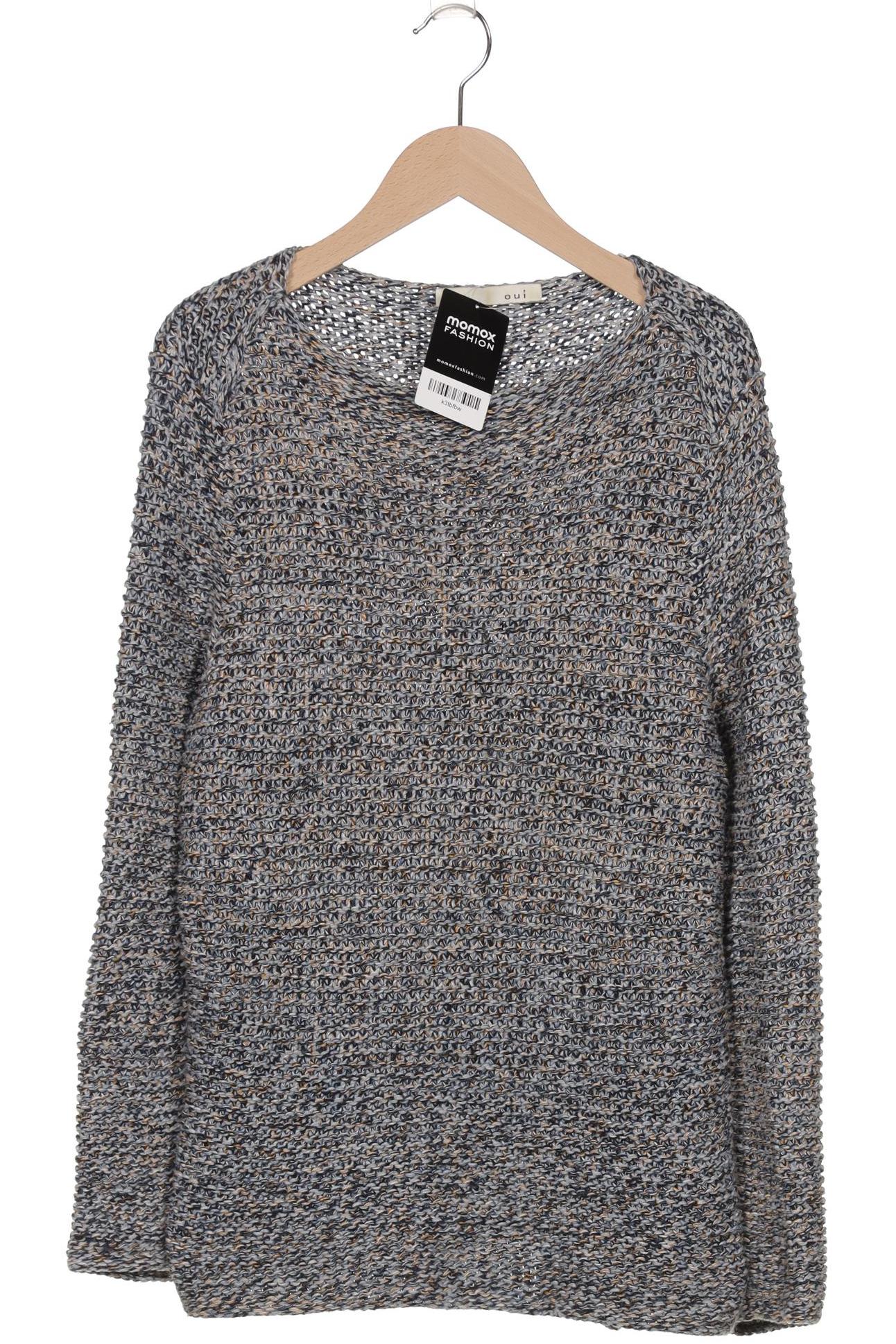 

Oui Damen Pullover, blau, Gr. 38