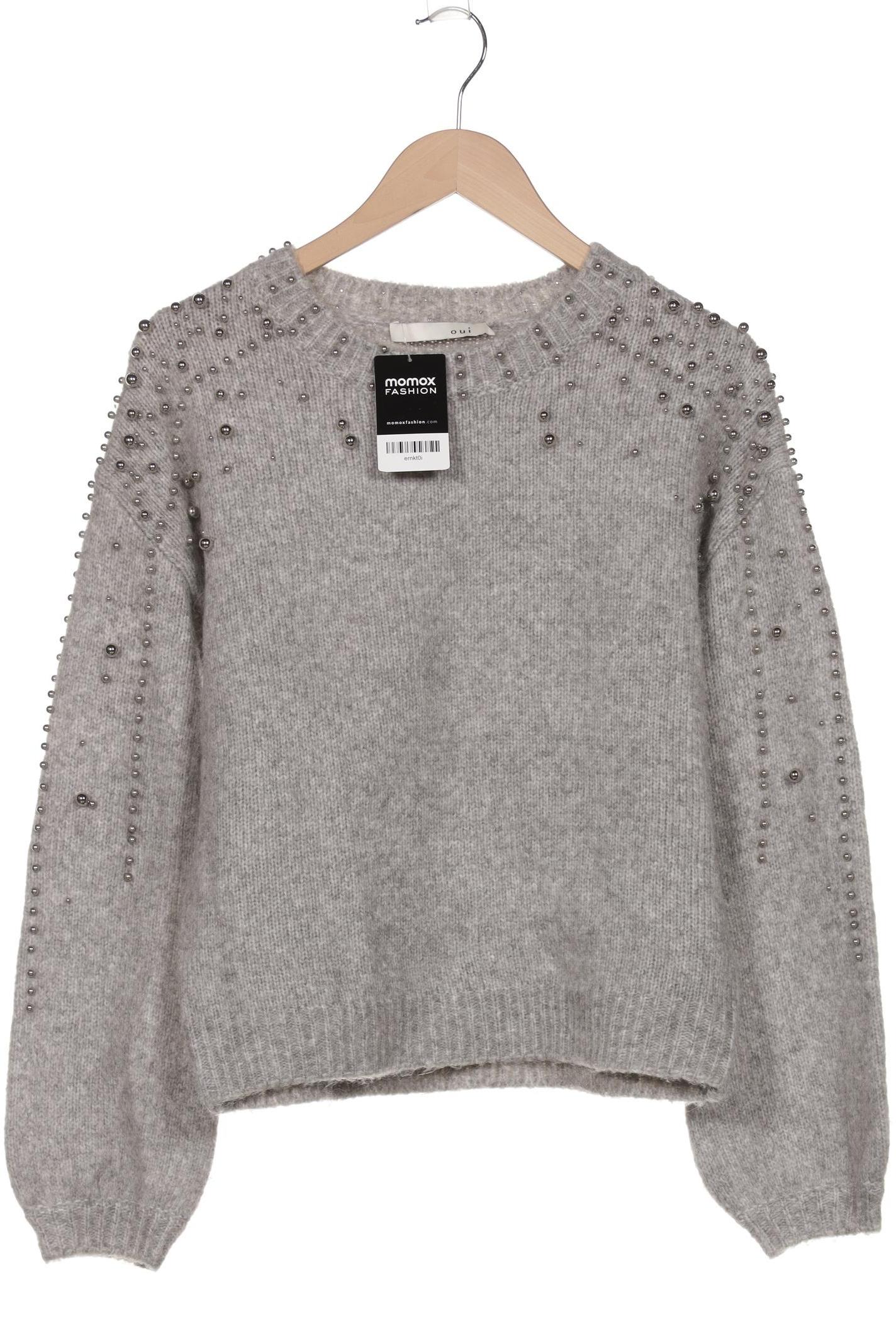 

Oui Damen Pullover, grau, Gr. 36