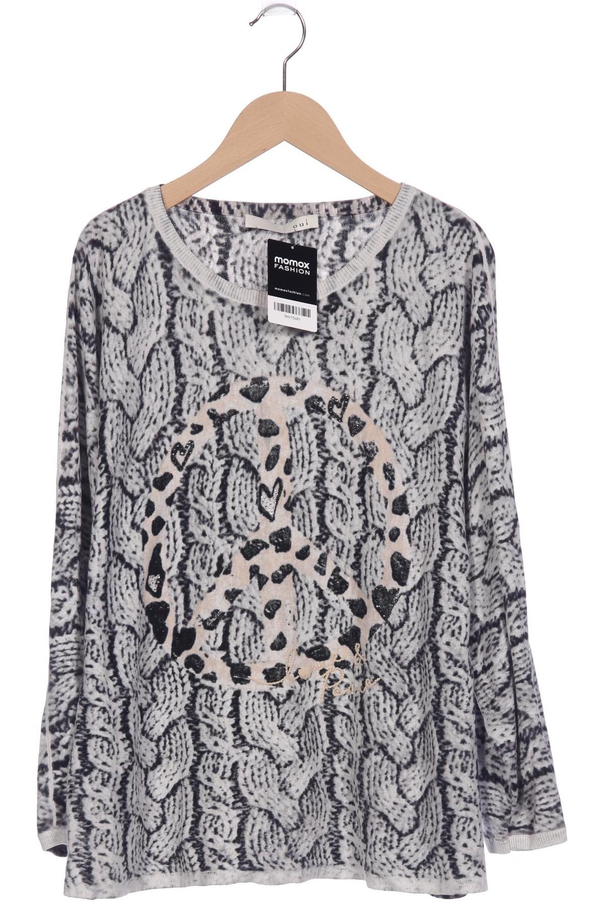 

Oui Damen Pullover, grau, Gr. 44