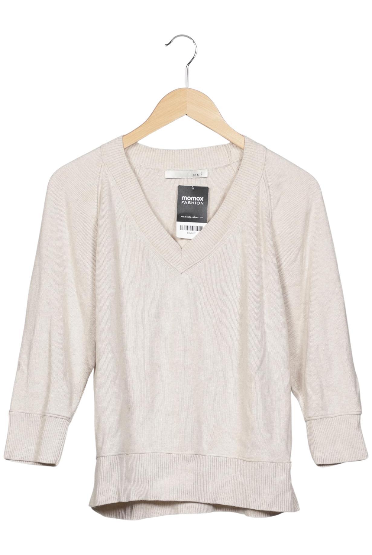 

Oui Damen Pullover, beige, Gr. 38