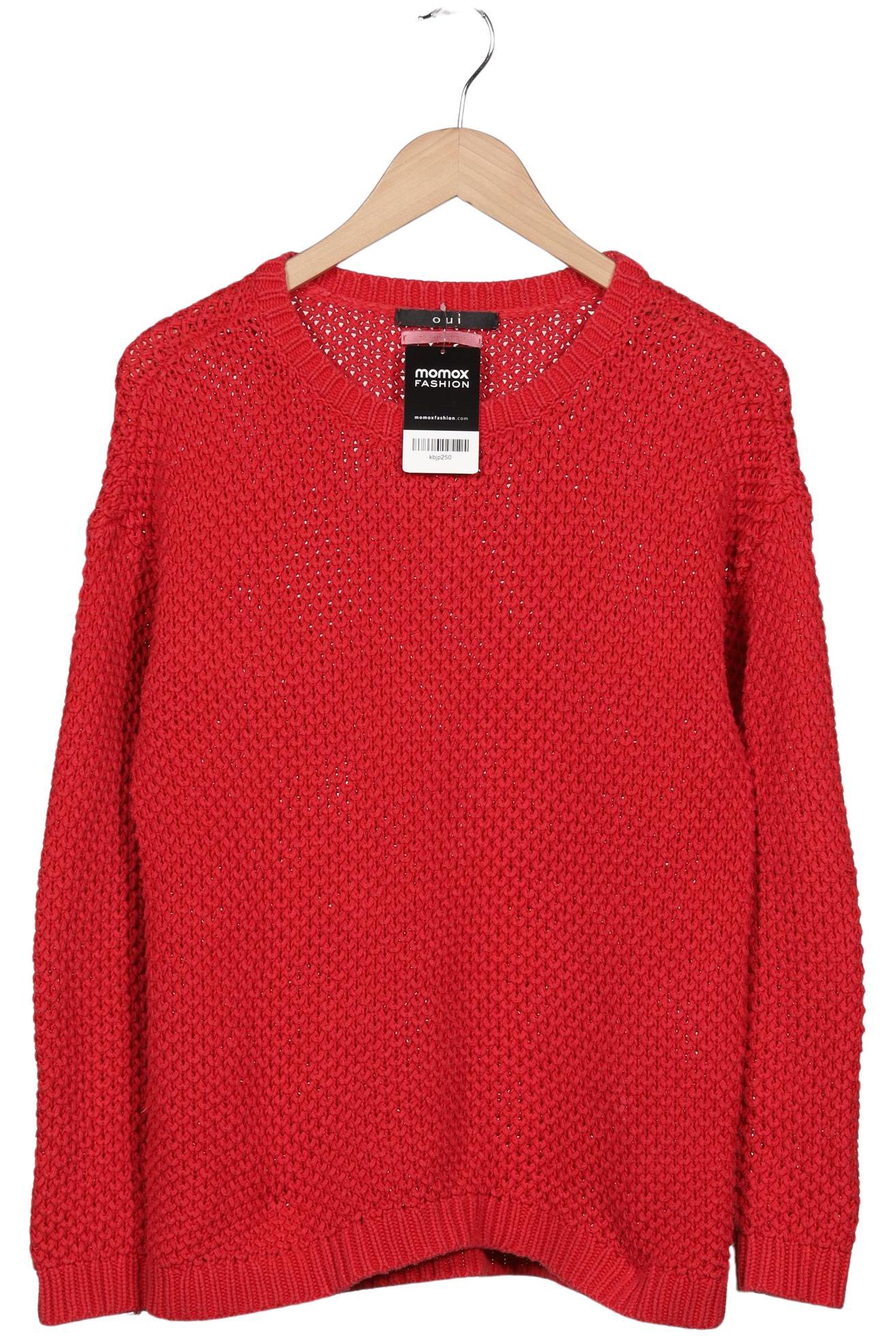 

Oui Damen Pullover, rot, Gr. 36