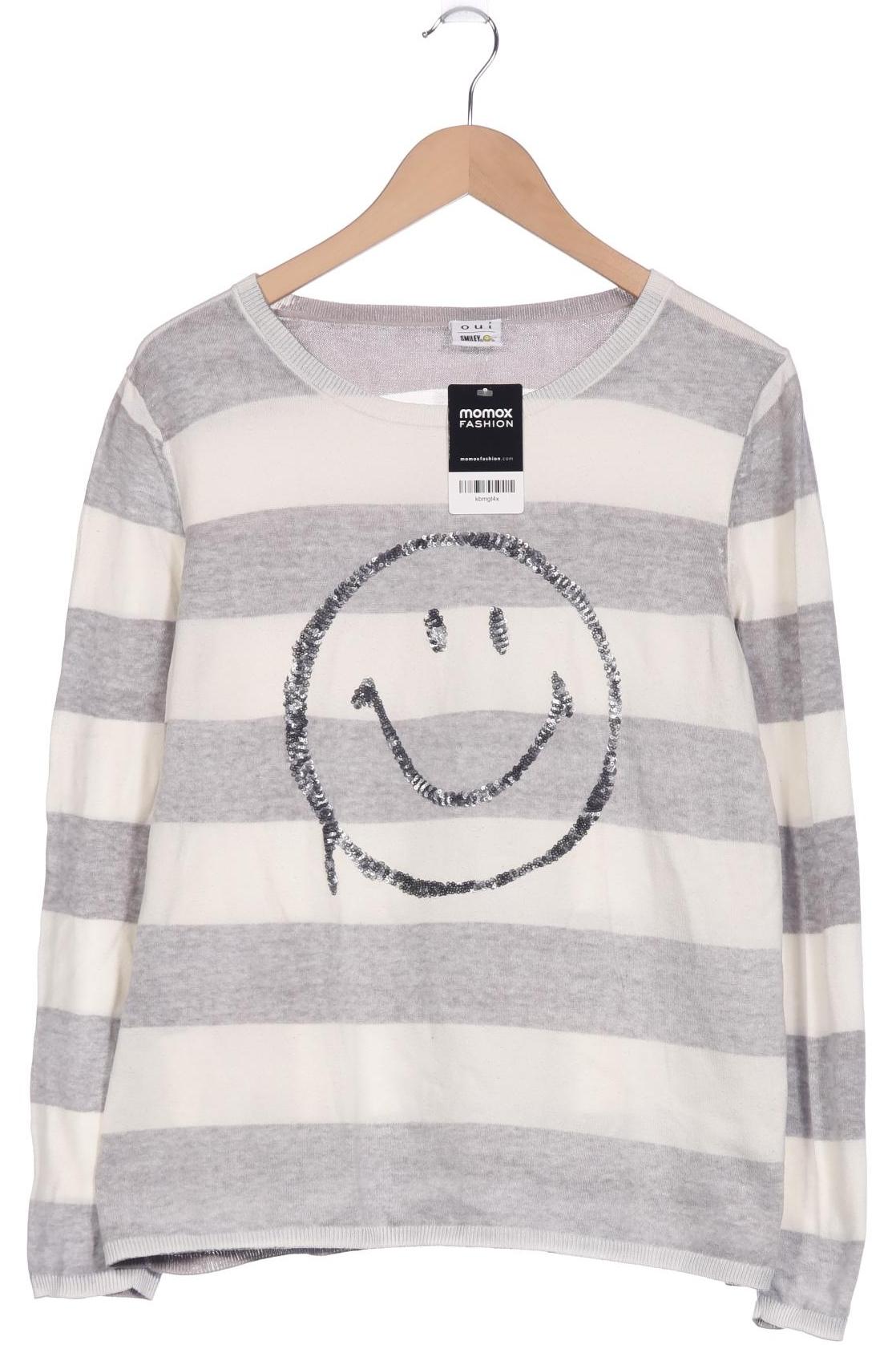 

Oui Damen Pullover, grau, Gr. 40