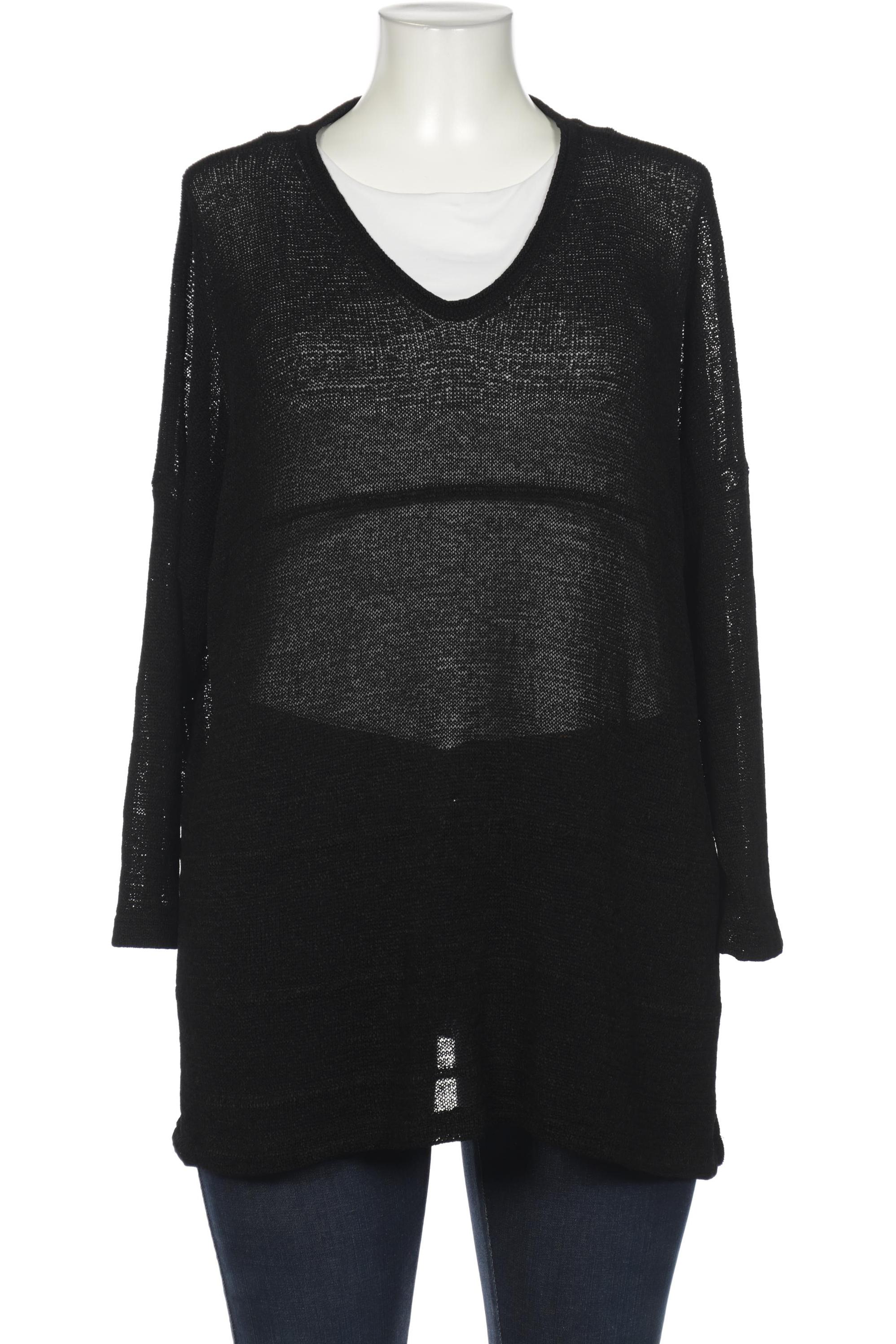 

Oui Damen Pullover, schwarz