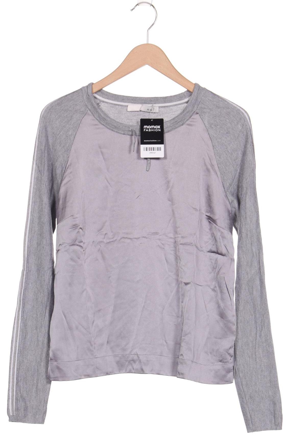 

Oui Damen Pullover, grau
