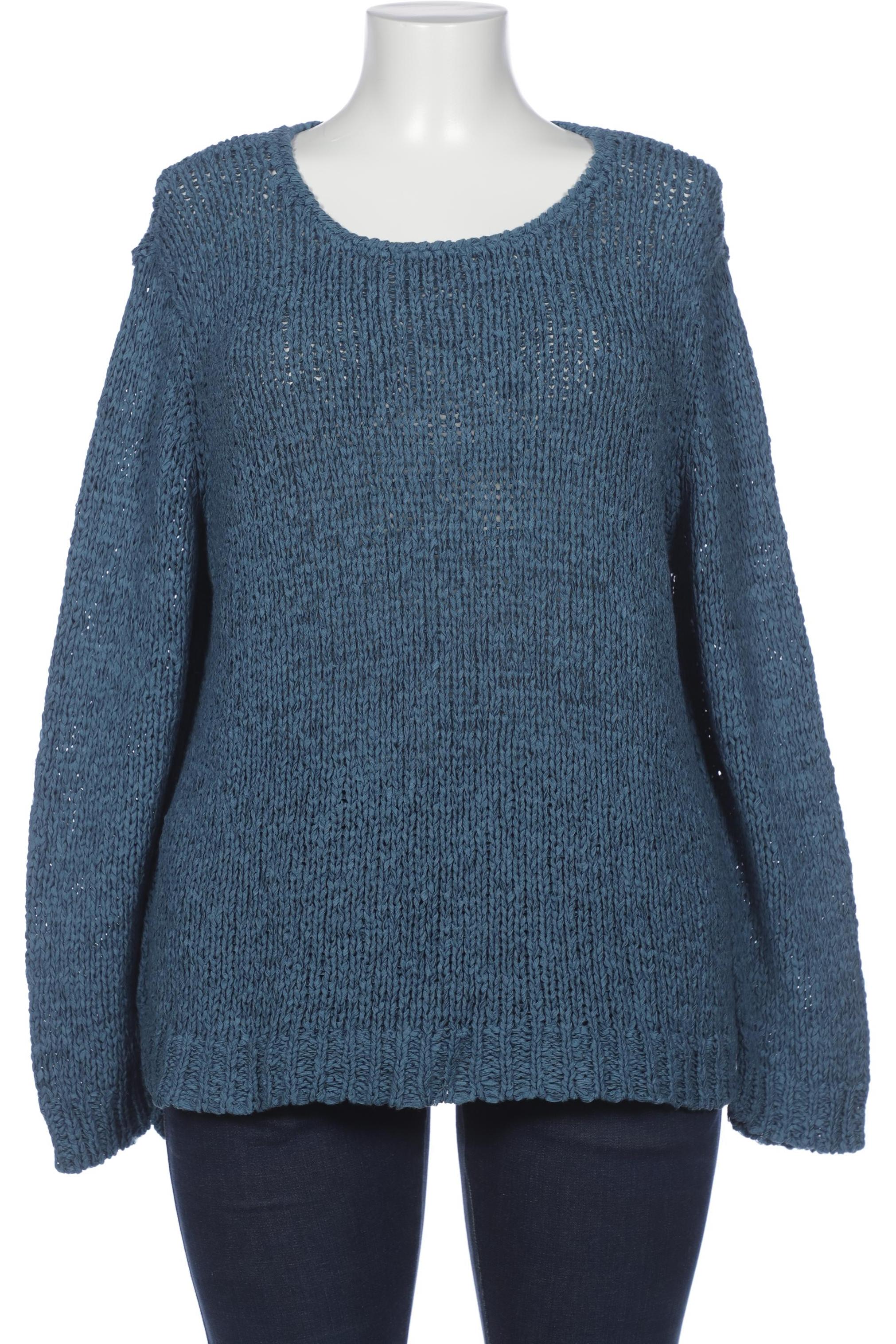 

Oui Damen Pullover, blau, Gr. 44