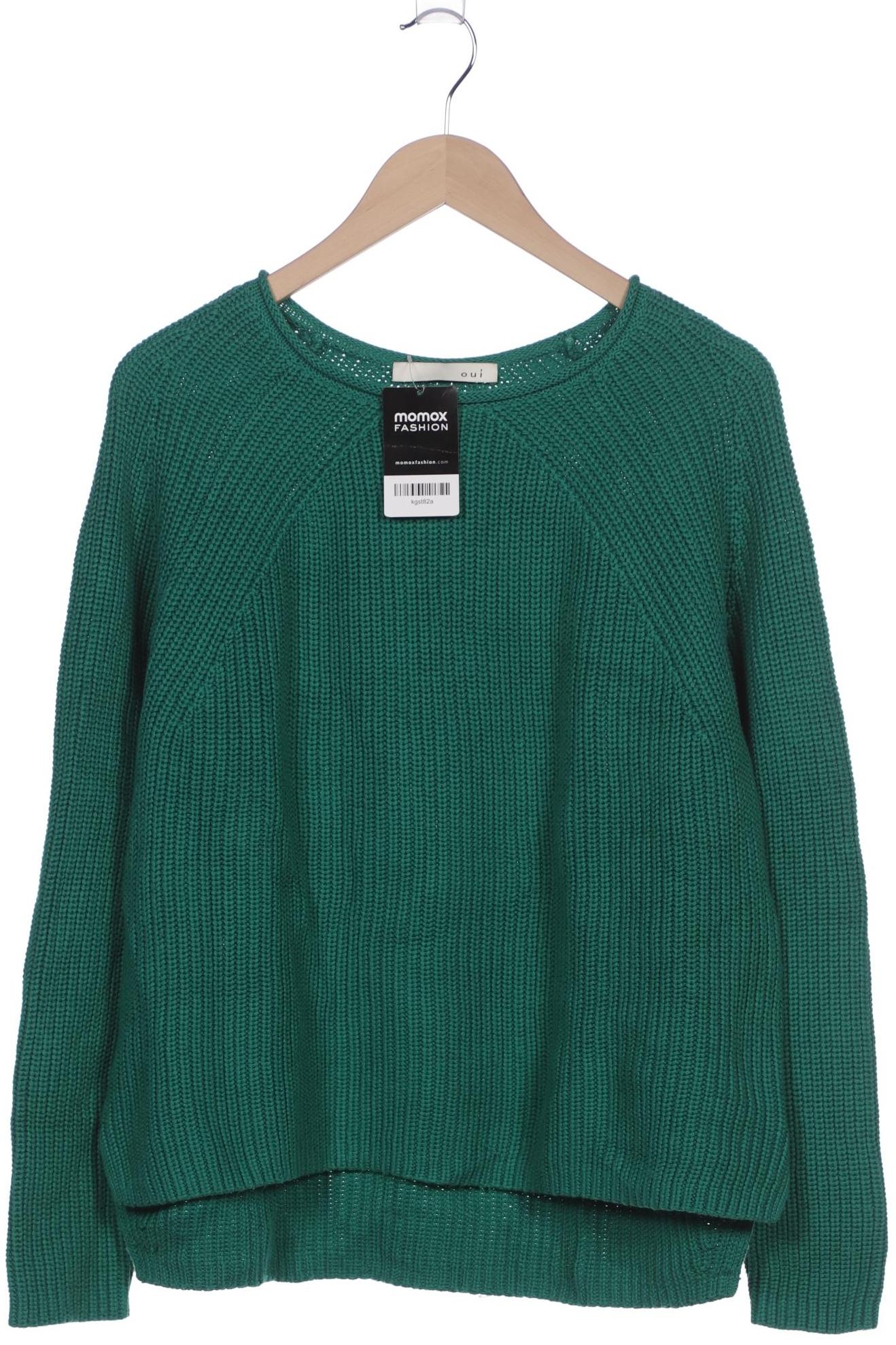 

Oui Damen Pullover, grün, Gr. 40