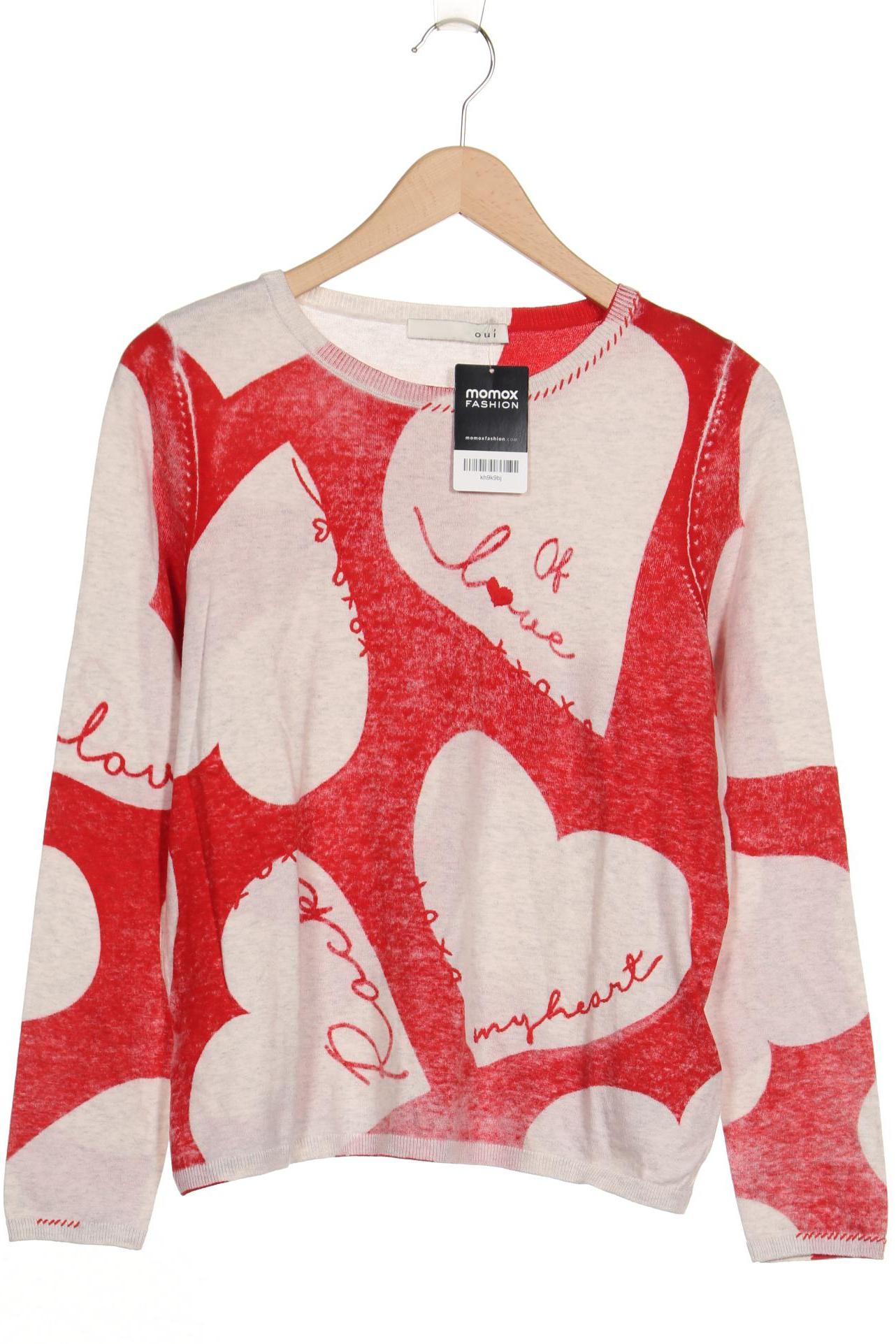 

Oui Damen Pullover, rot, Gr. 36