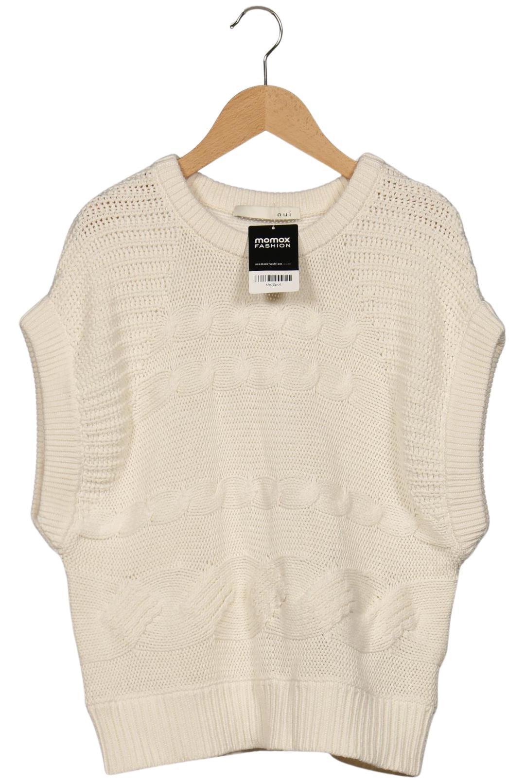 

Oui Damen Pullover, cremeweiß, Gr. 38