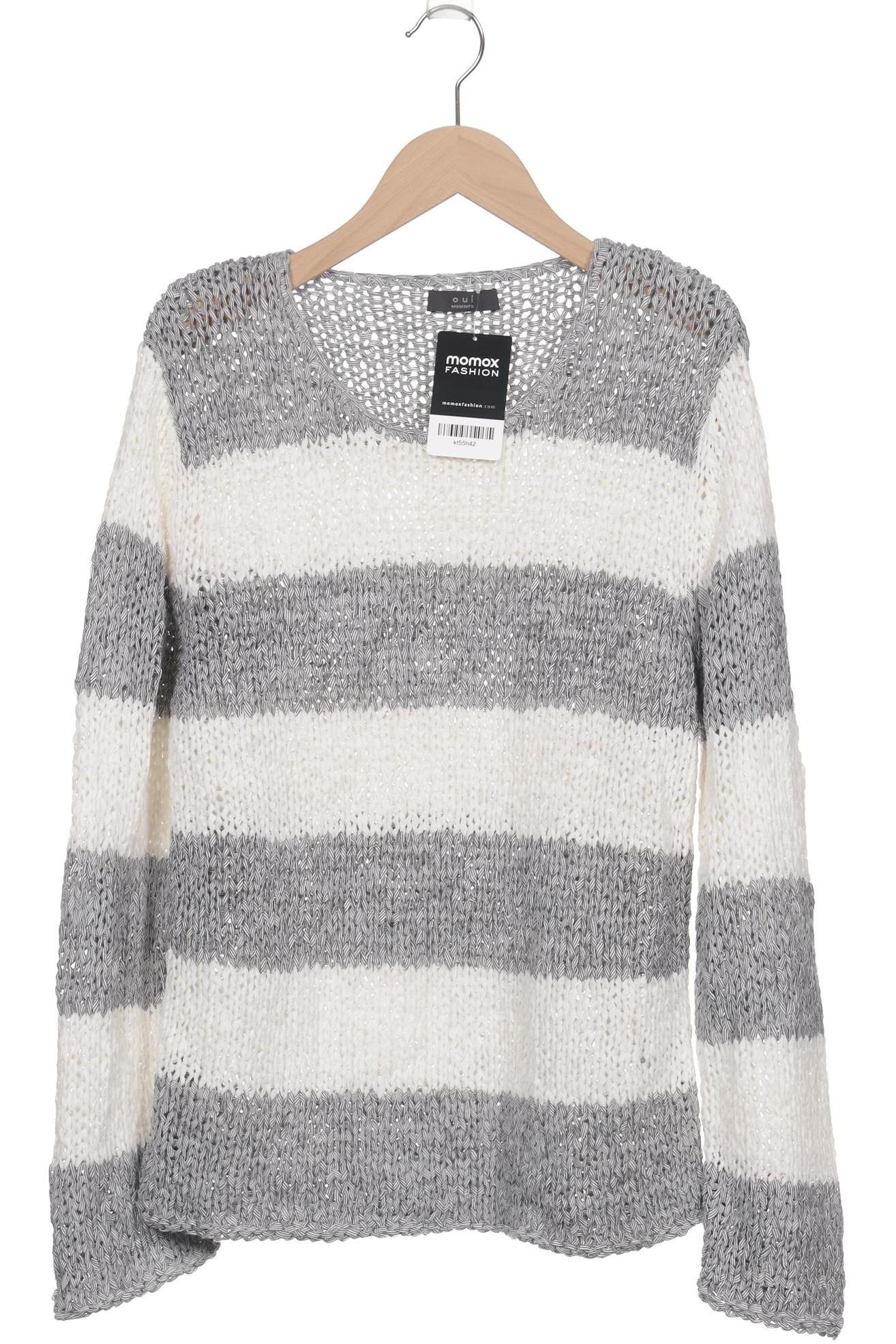 Thumbnail - Oui Damen Pullover, grau, Gr. 42