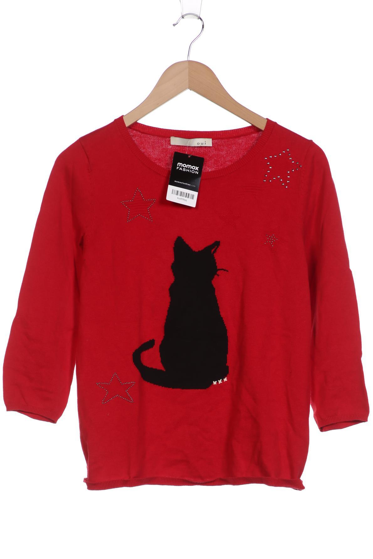 

Oui Damen Pullover, rot, Gr. 36