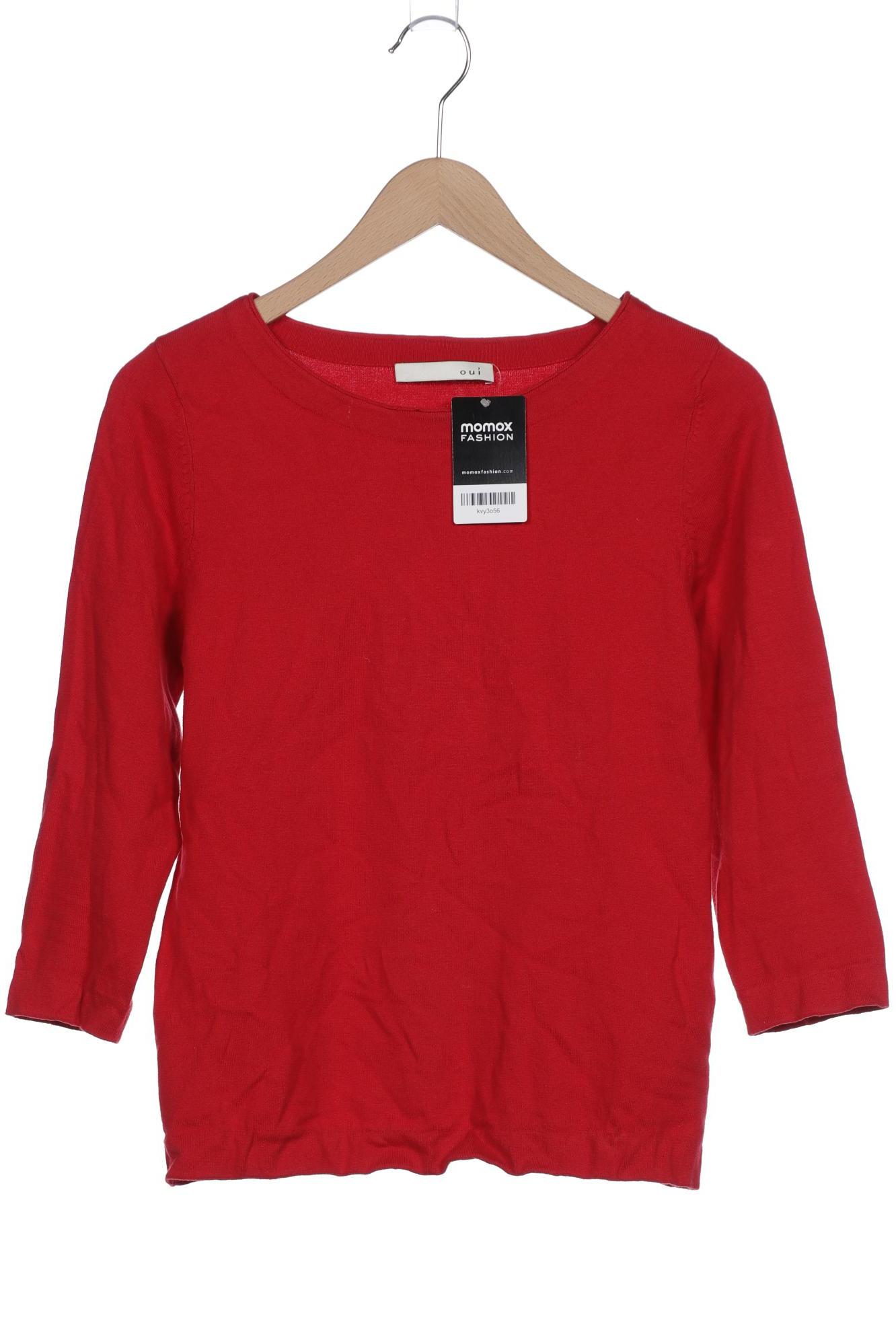 

Oui Damen Pullover, rot, Gr. 38