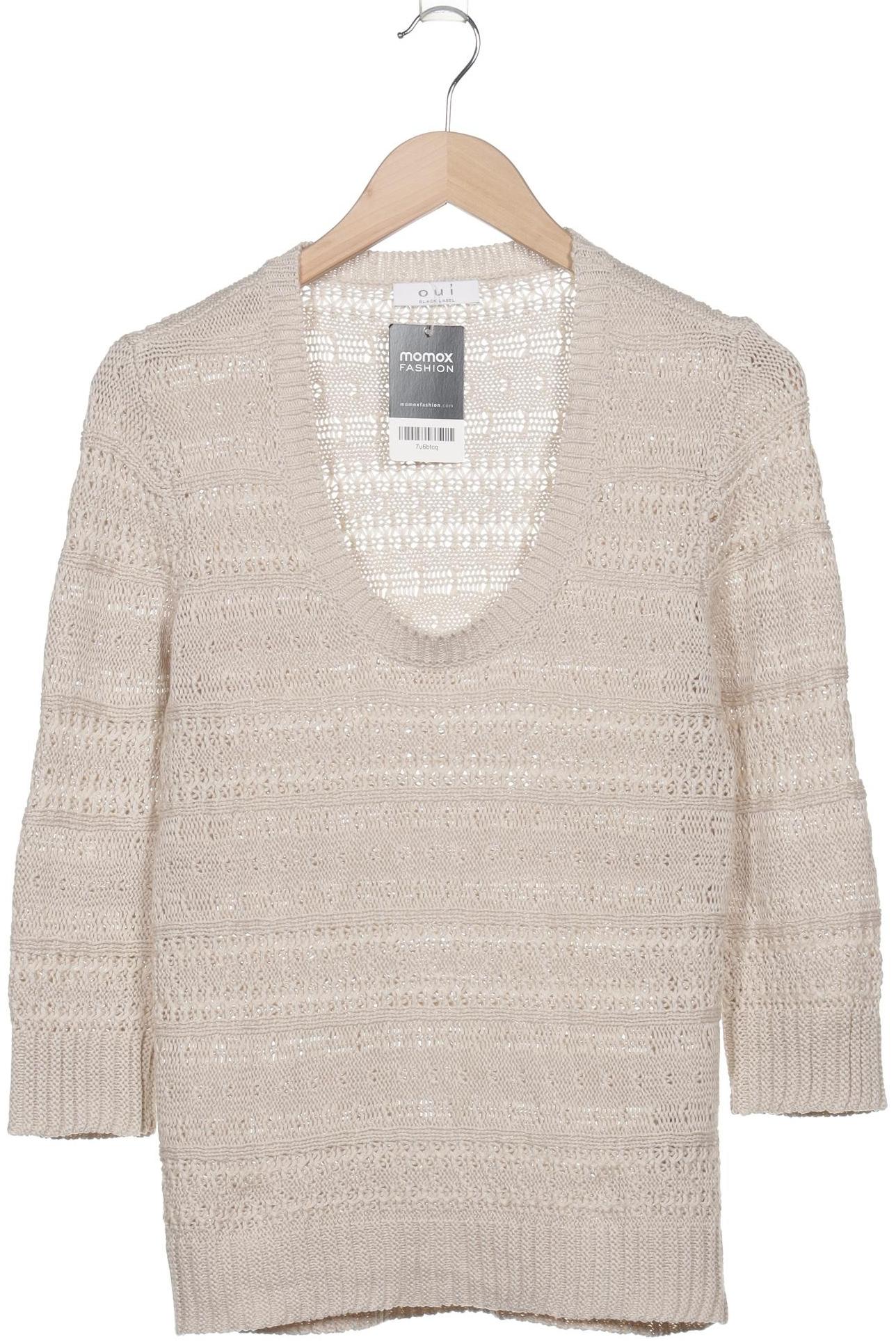 

Oui Damen Pullover, beige, Gr. 42