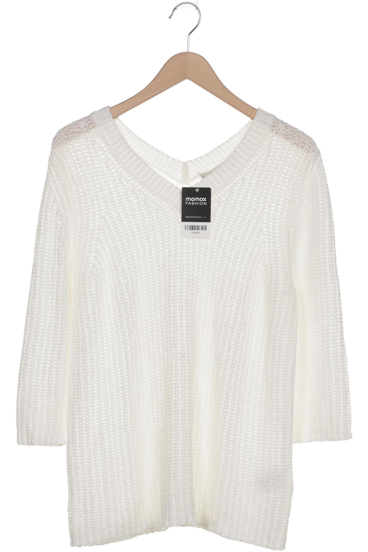 

Oui Damen Pullover, weiß, Gr. 42