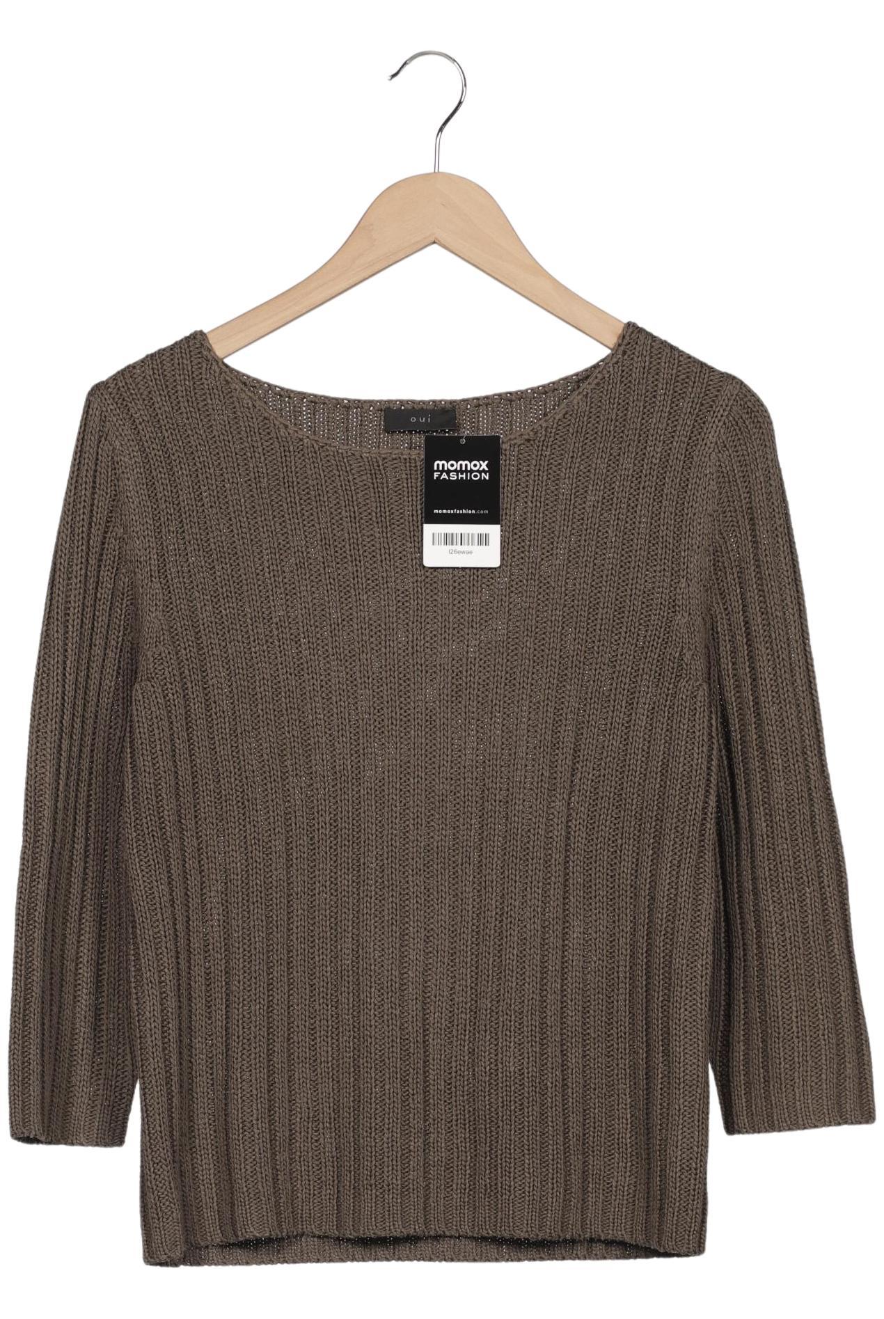 

Oui Damen Pullover, grün, Gr. 42