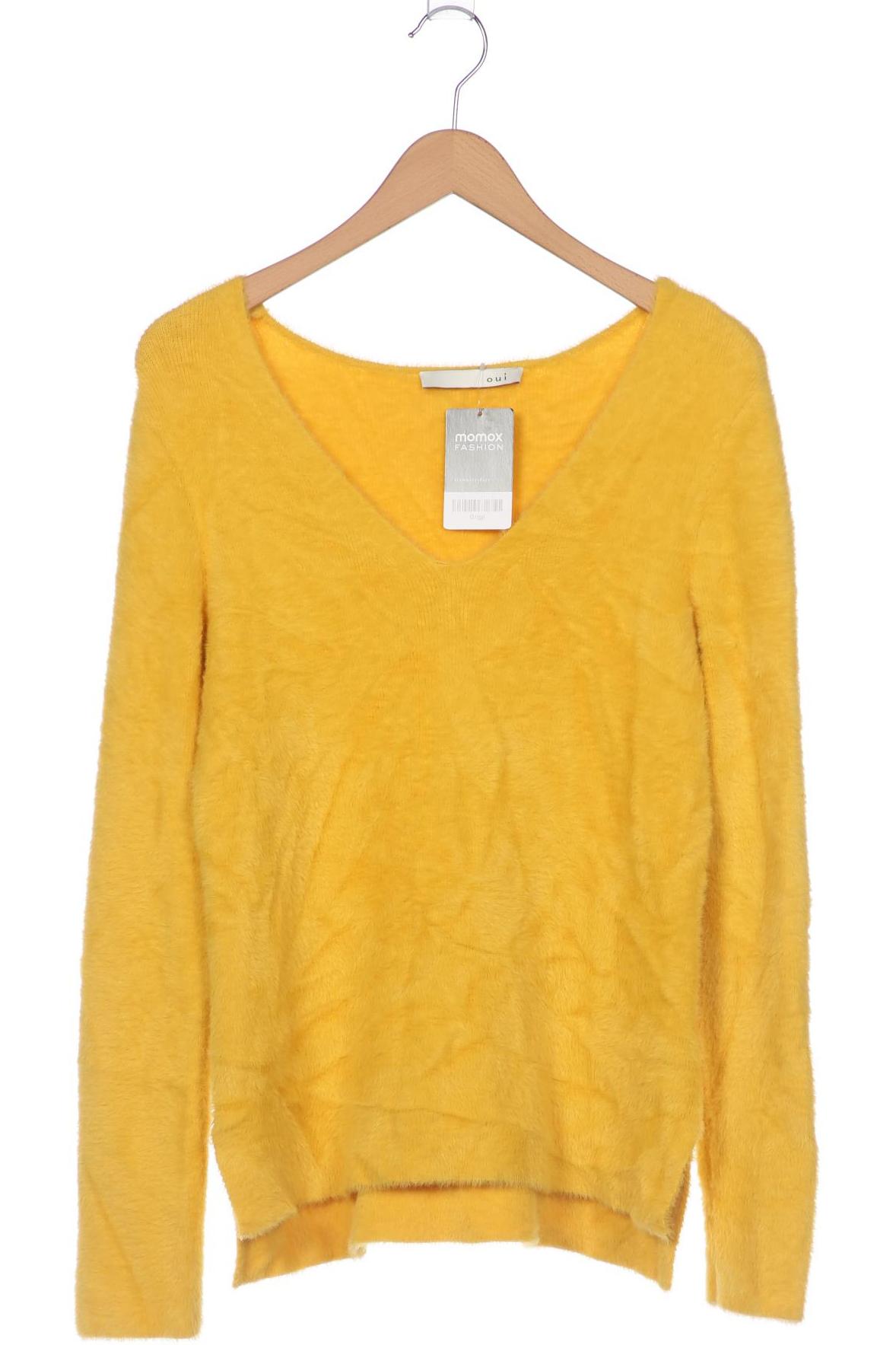 

Oui Damen Pullover, gelb, Gr. 36