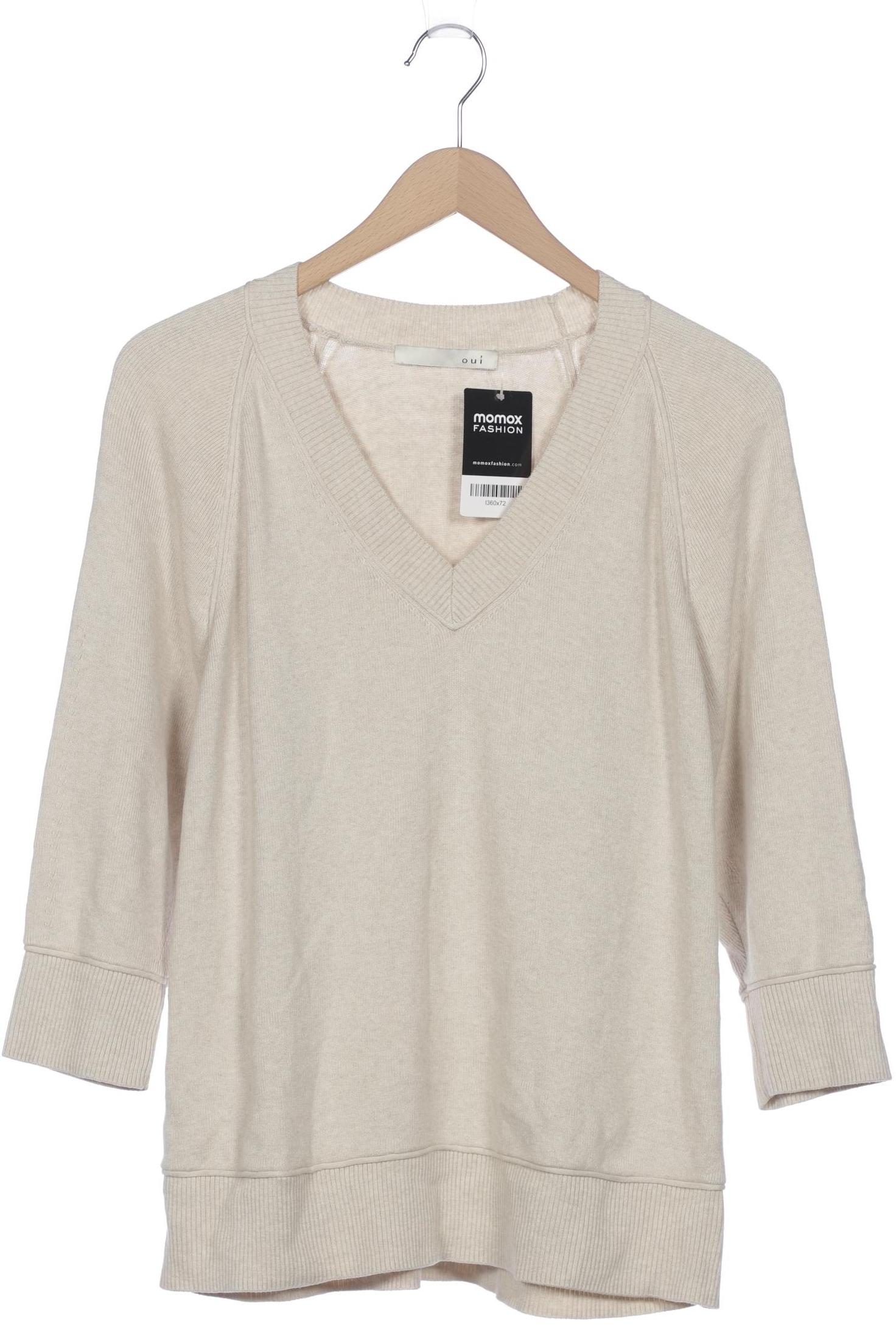 

Oui Damen Pullover, beige, Gr. 42
