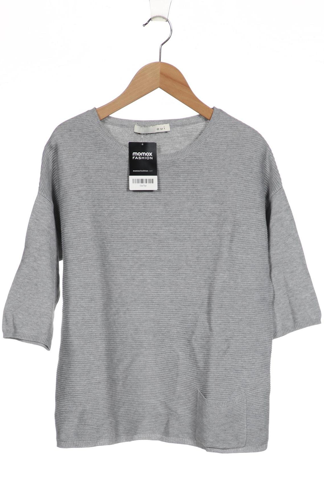 

Oui Damen Pullover, grau