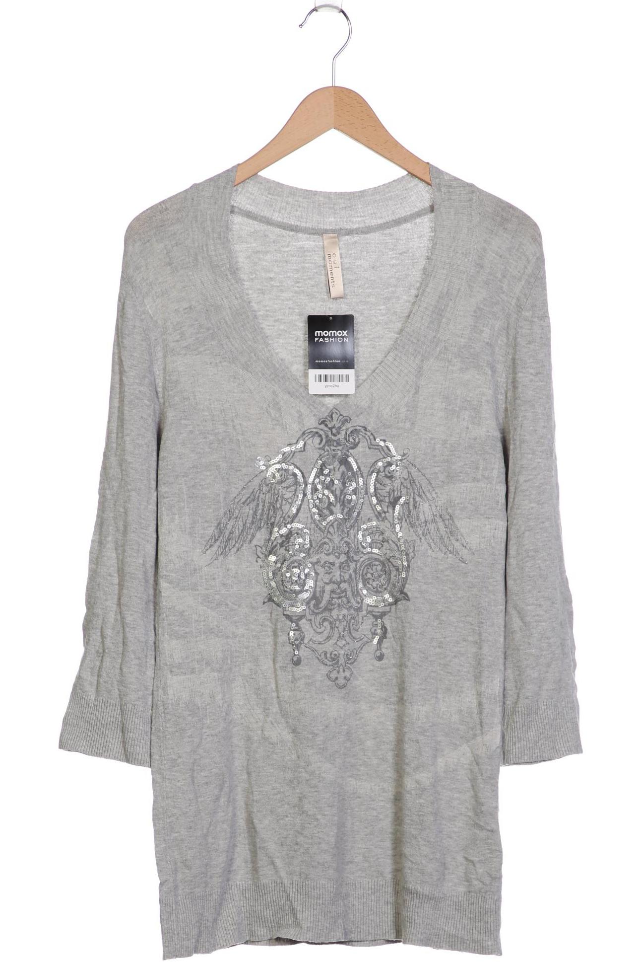 

Oui Damen Pullover, grau, Gr. 40