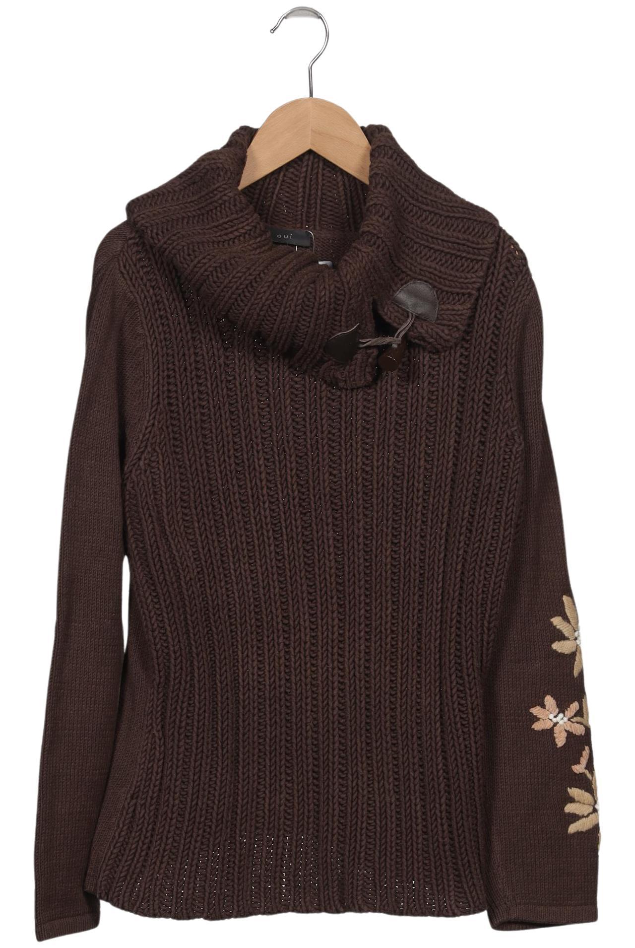 

Oui Damen Pullover, braun, Gr. 42
