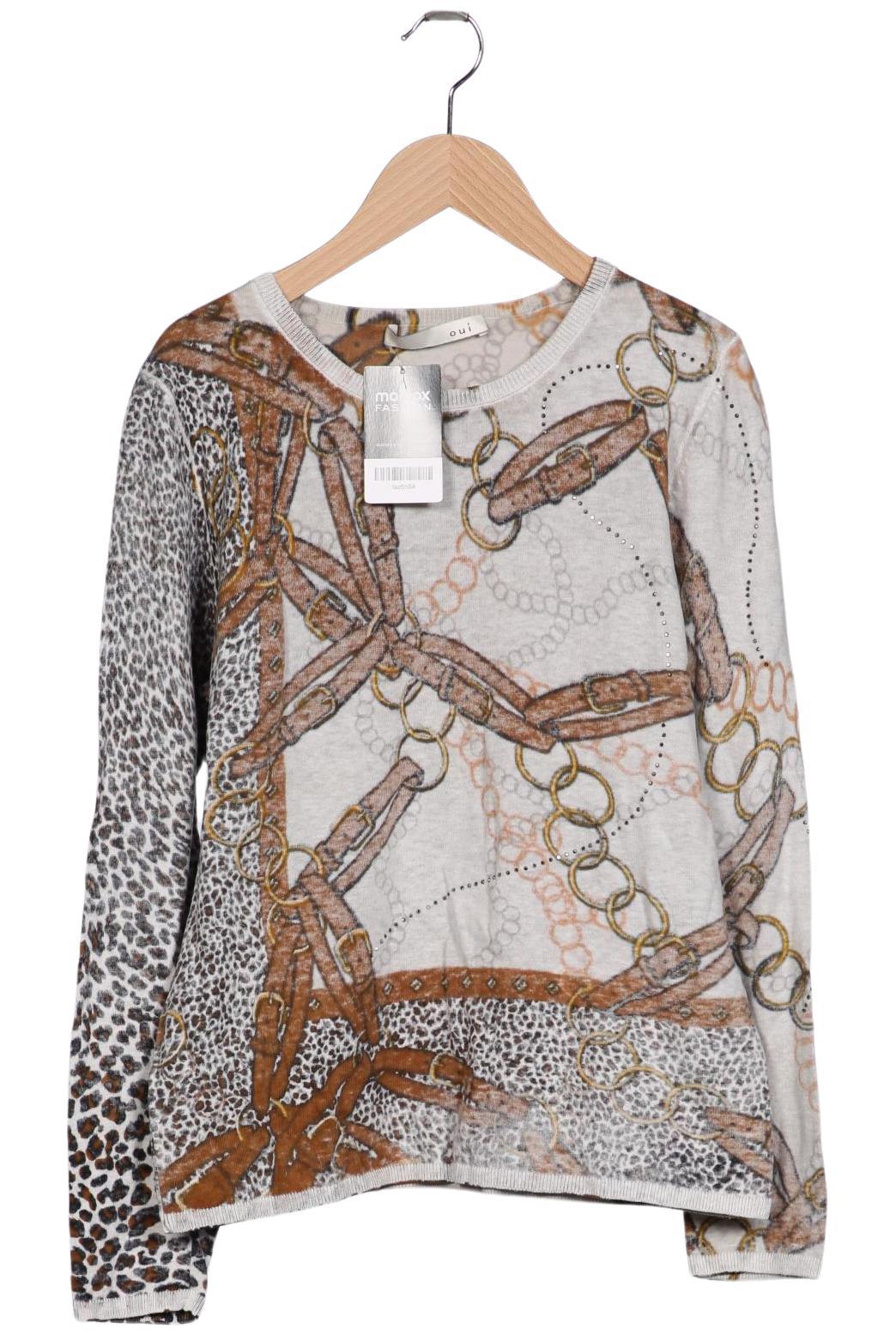 

Oui Damen Pullover, beige, Gr. 40