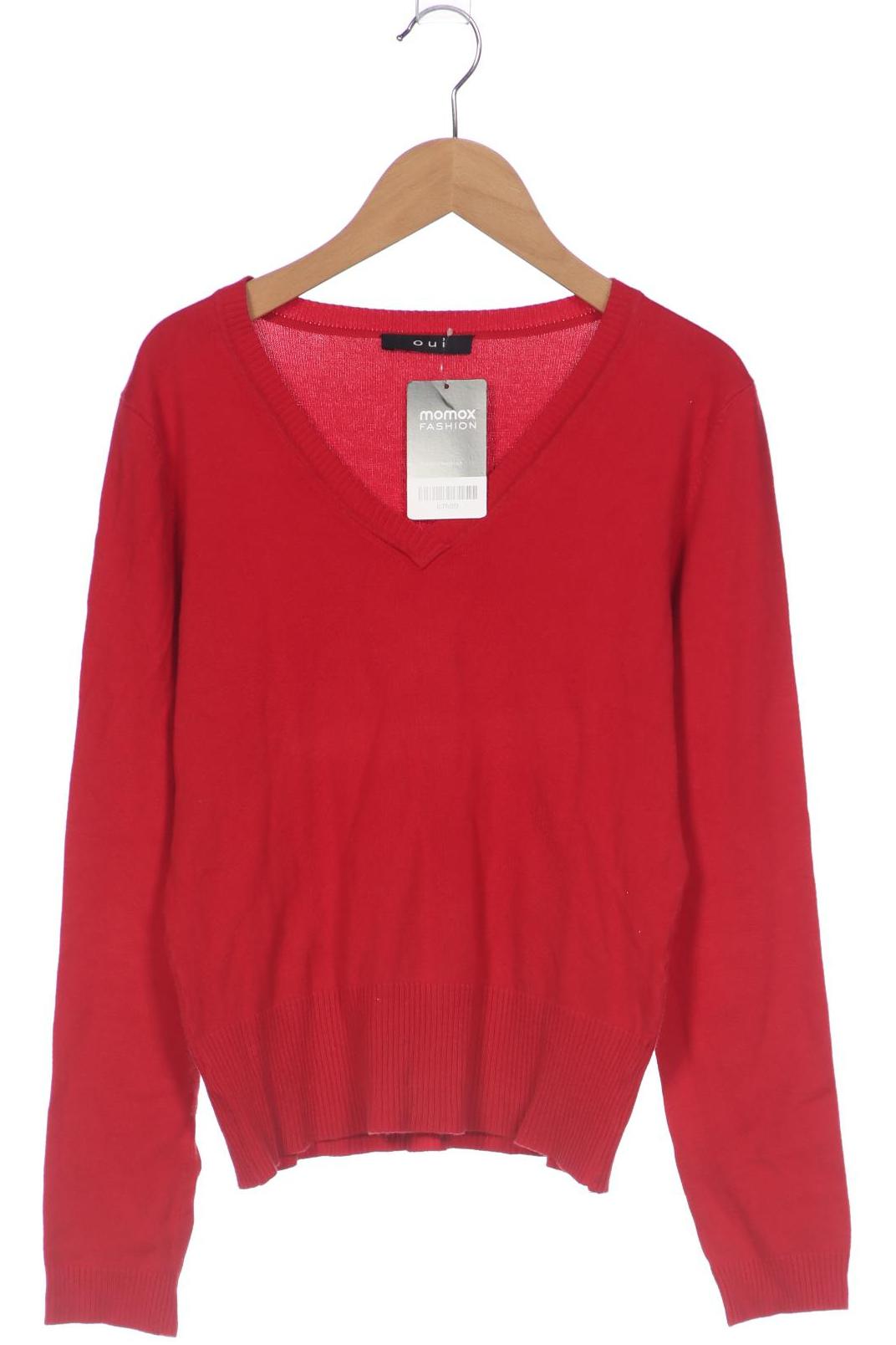 

Oui Damen Pullover, rot, Gr. 34