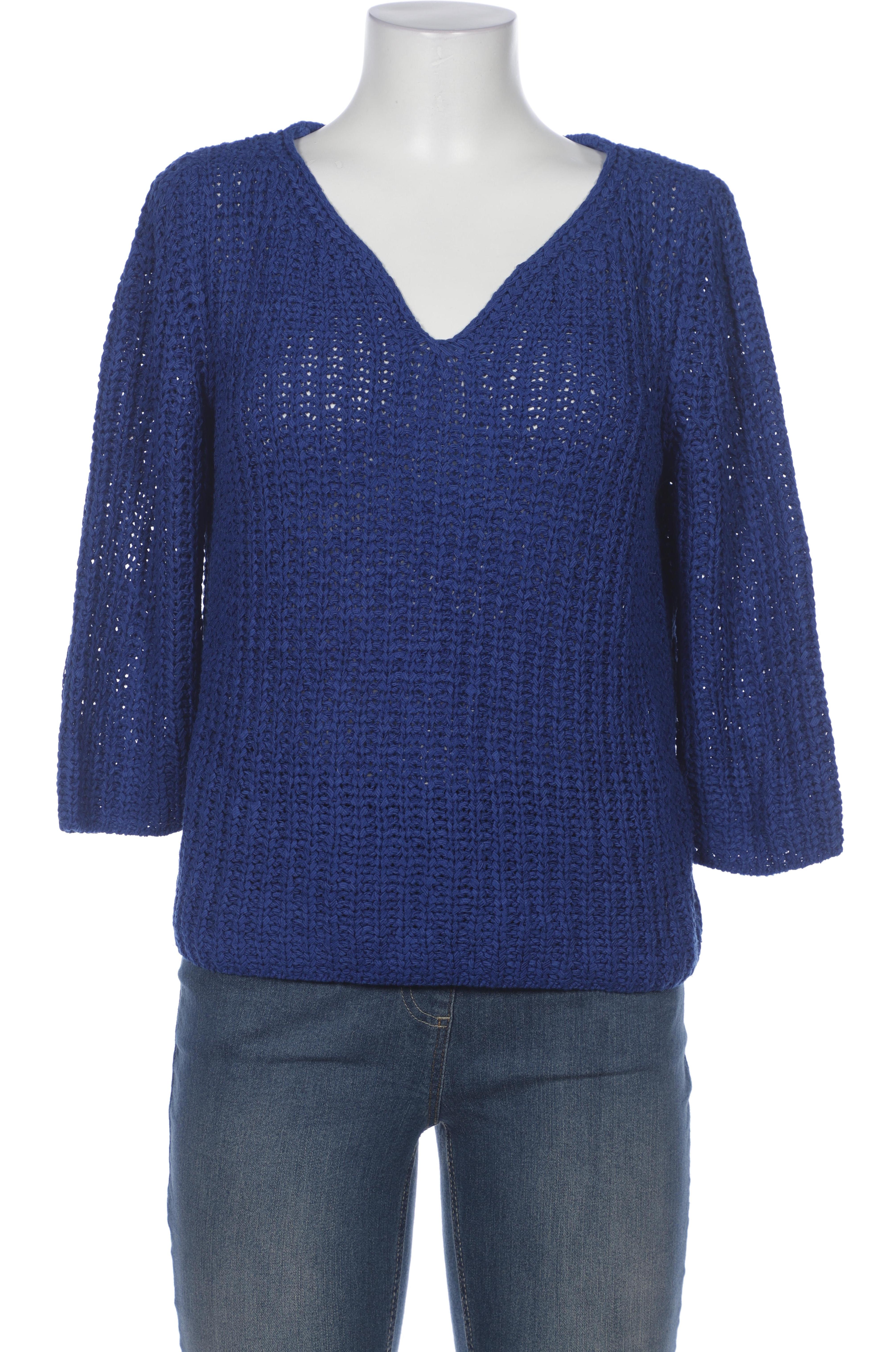 

Oui Damen Pullover, blau, Gr. 36