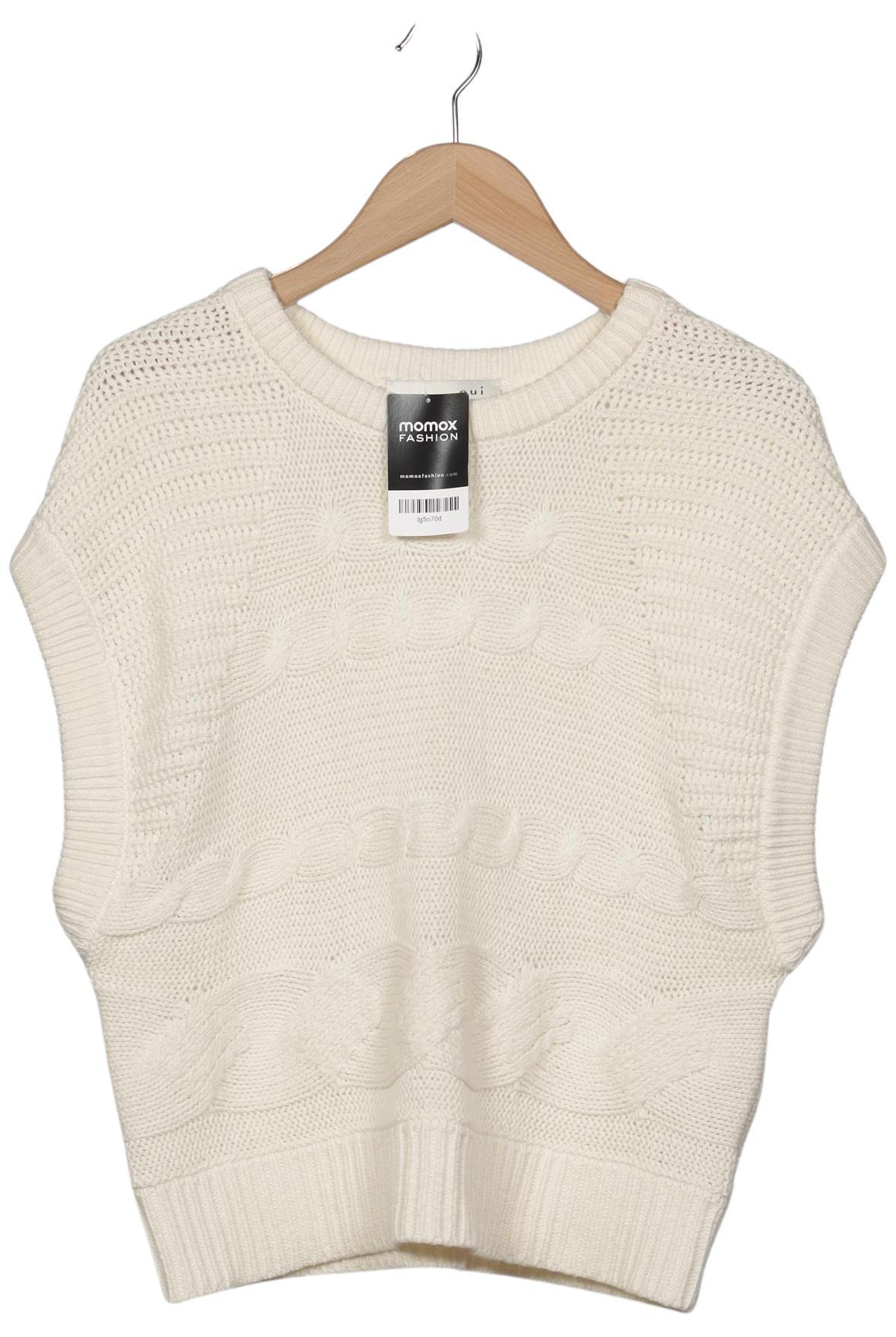 

Oui Damen Pullover, cremeweiß, Gr. 36