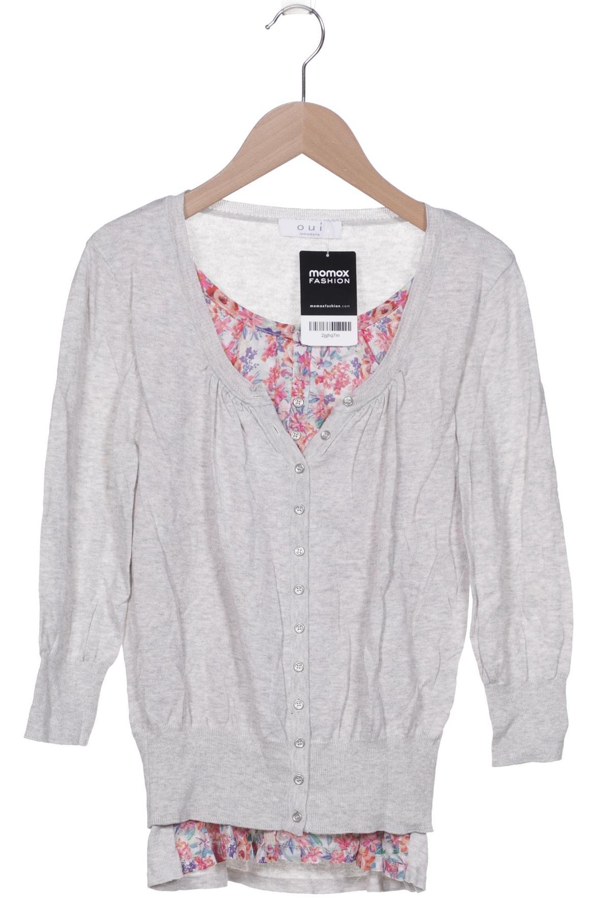 

Oui Damen Pullover, grau, Gr. 36