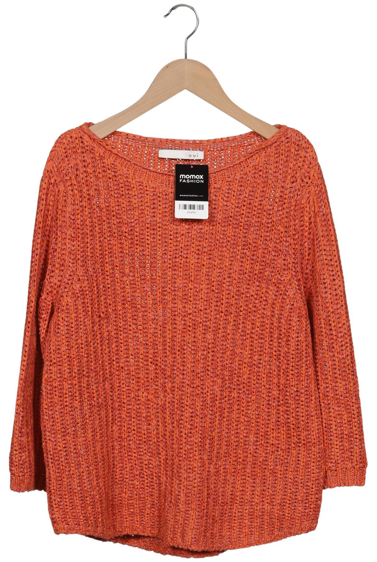 

Oui Damen Pullover, orange, Gr. 38