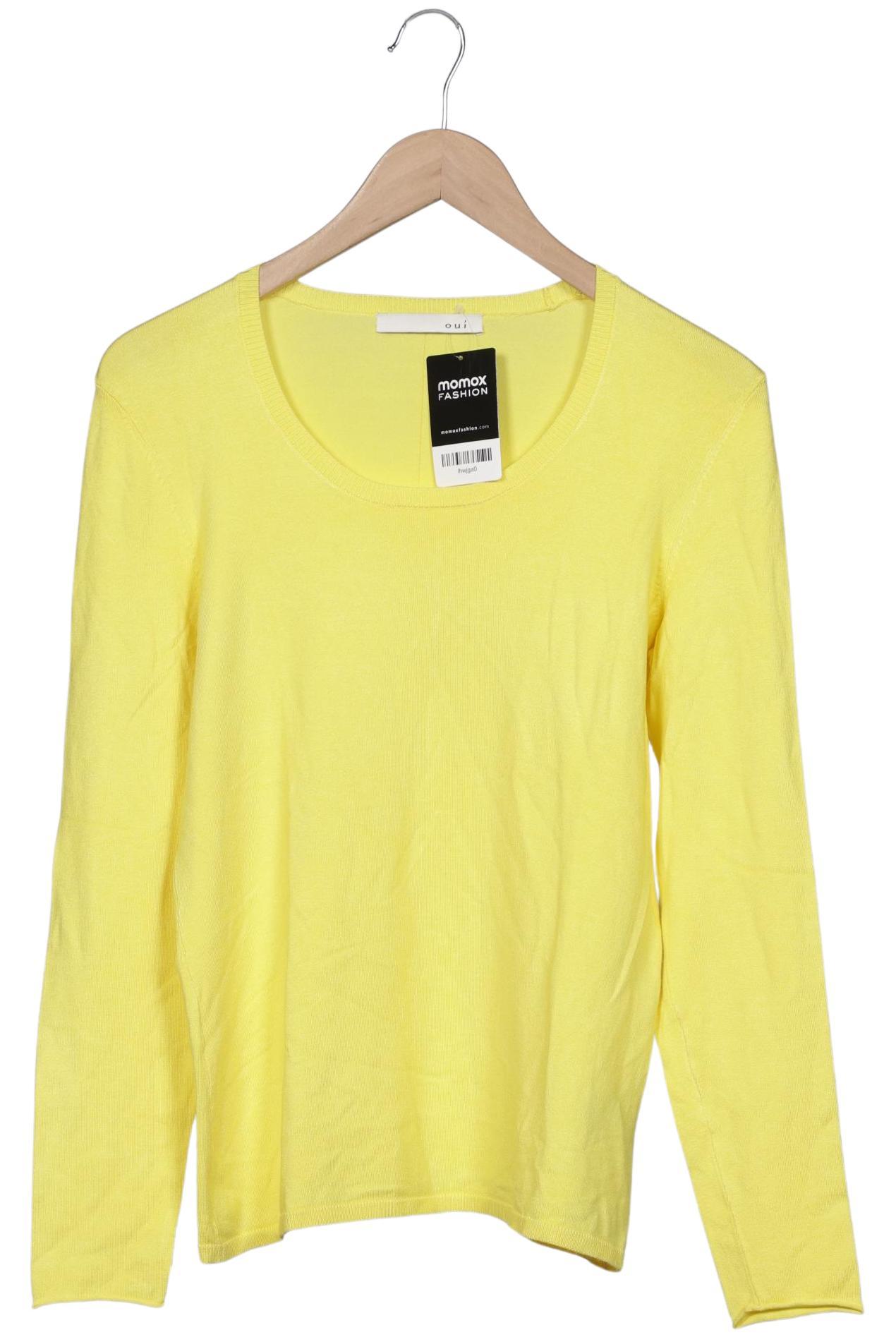 

Oui Damen Pullover, gelb, Gr. 40