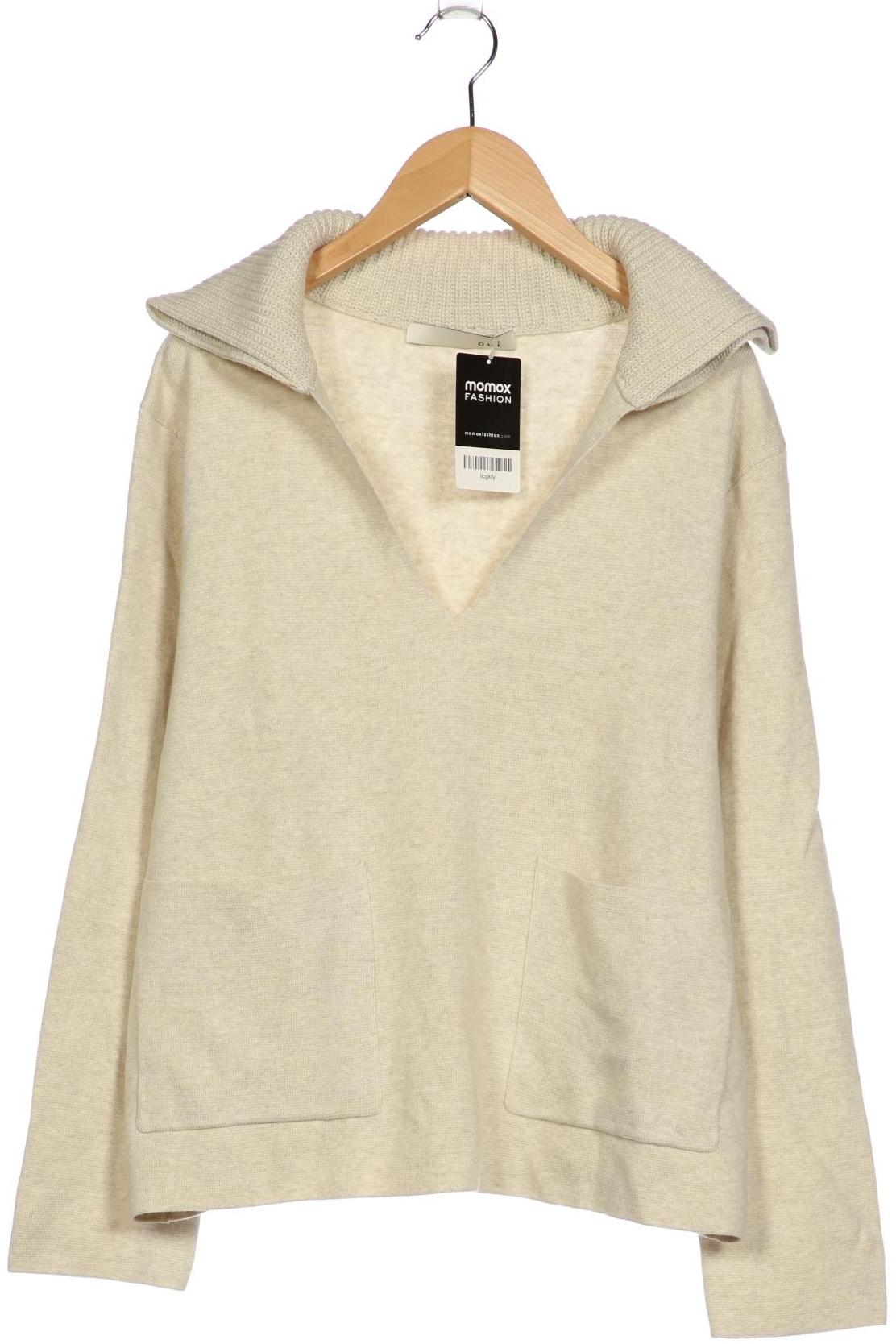 

Oui Damen Pullover, cremeweiß, Gr. 36