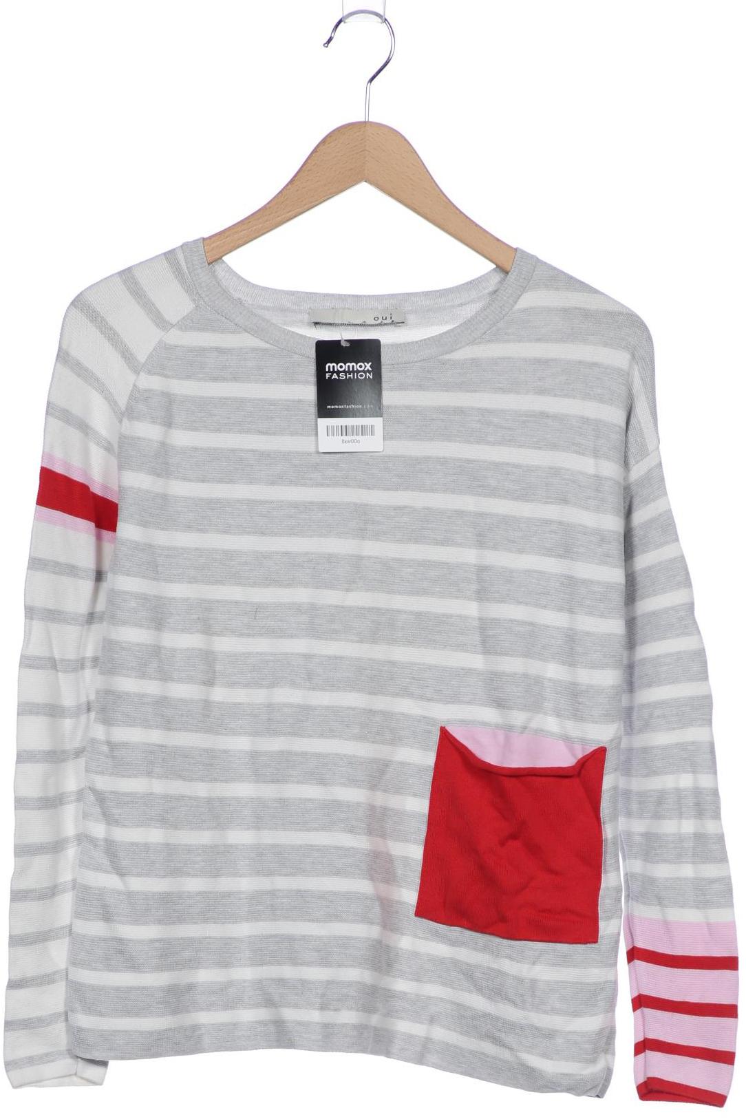 

Oui Damen Pullover, grau, Gr. 36