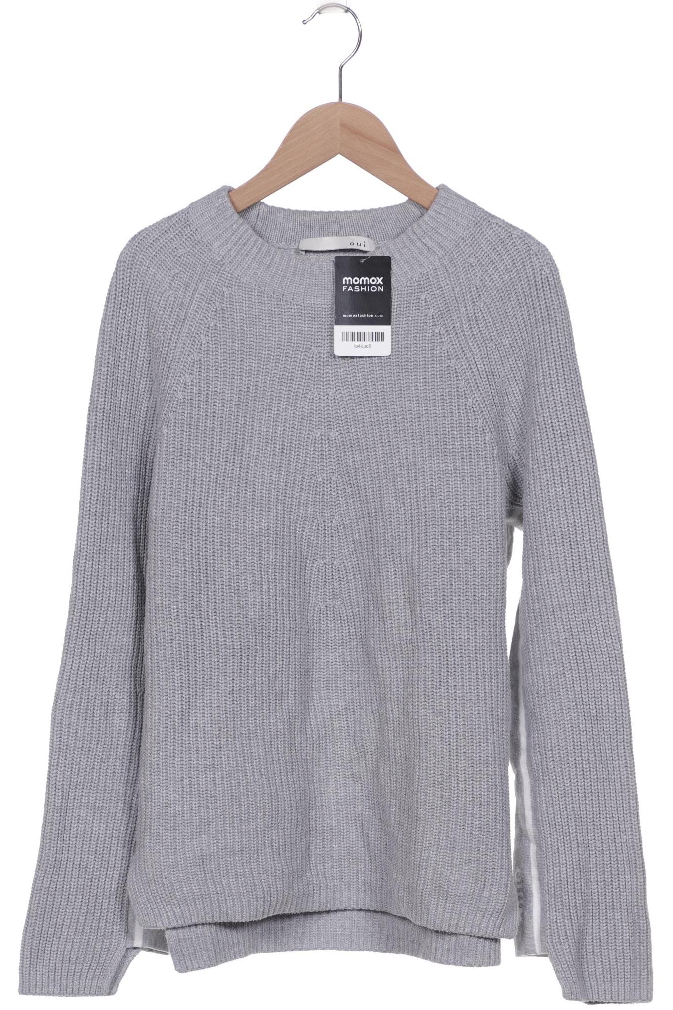 

Oui Damen Pullover, grau
