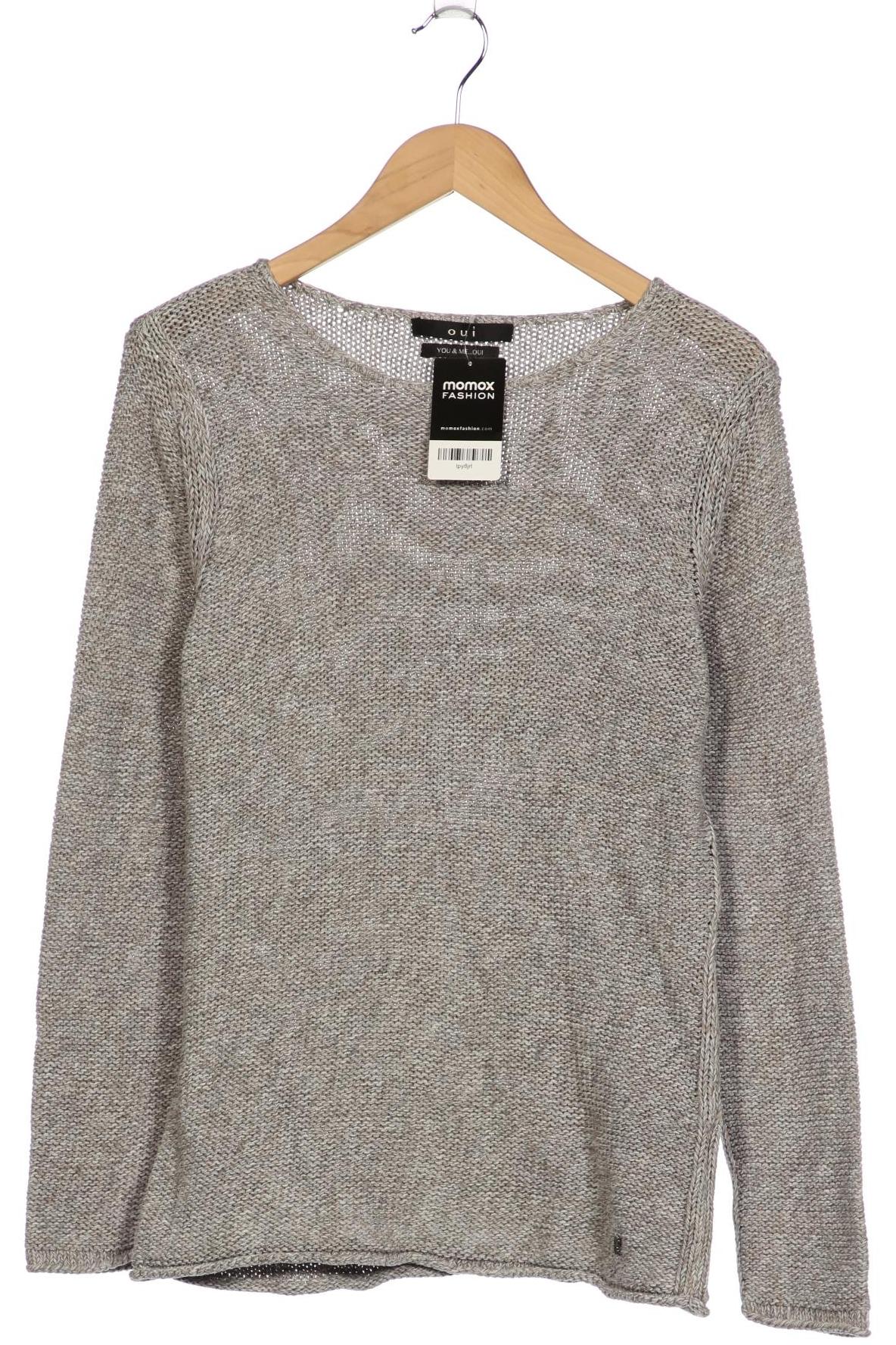 

Oui Damen Pullover, grau, Gr. 42