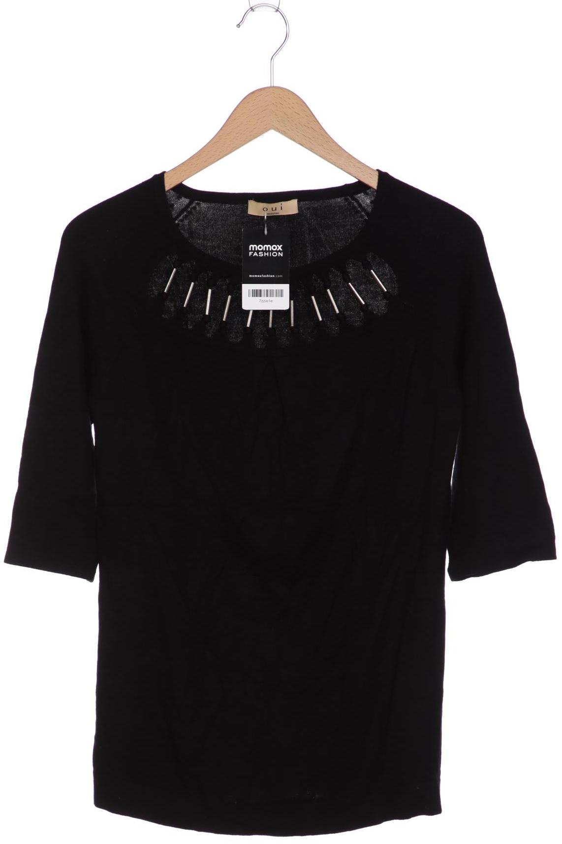 

Oui Damen Pullover, schwarz, Gr. 38