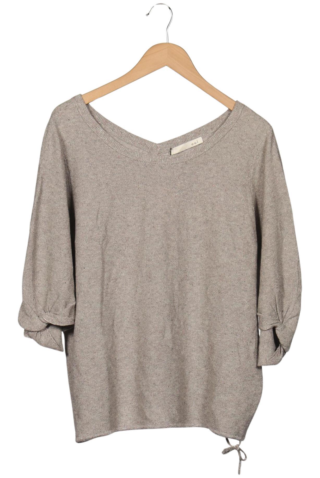 

Oui Damen Pullover, grau, Gr. 44