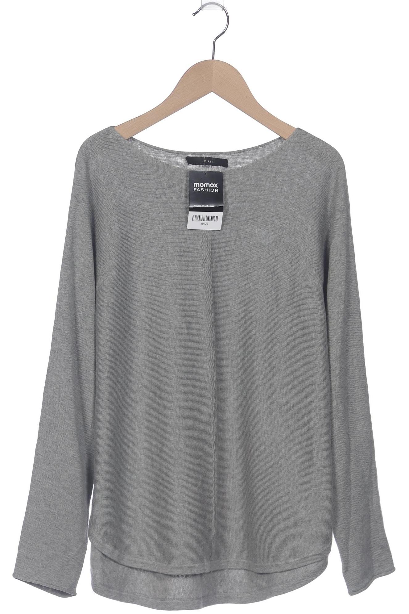 

Oui Damen Pullover, grau, Gr. 36