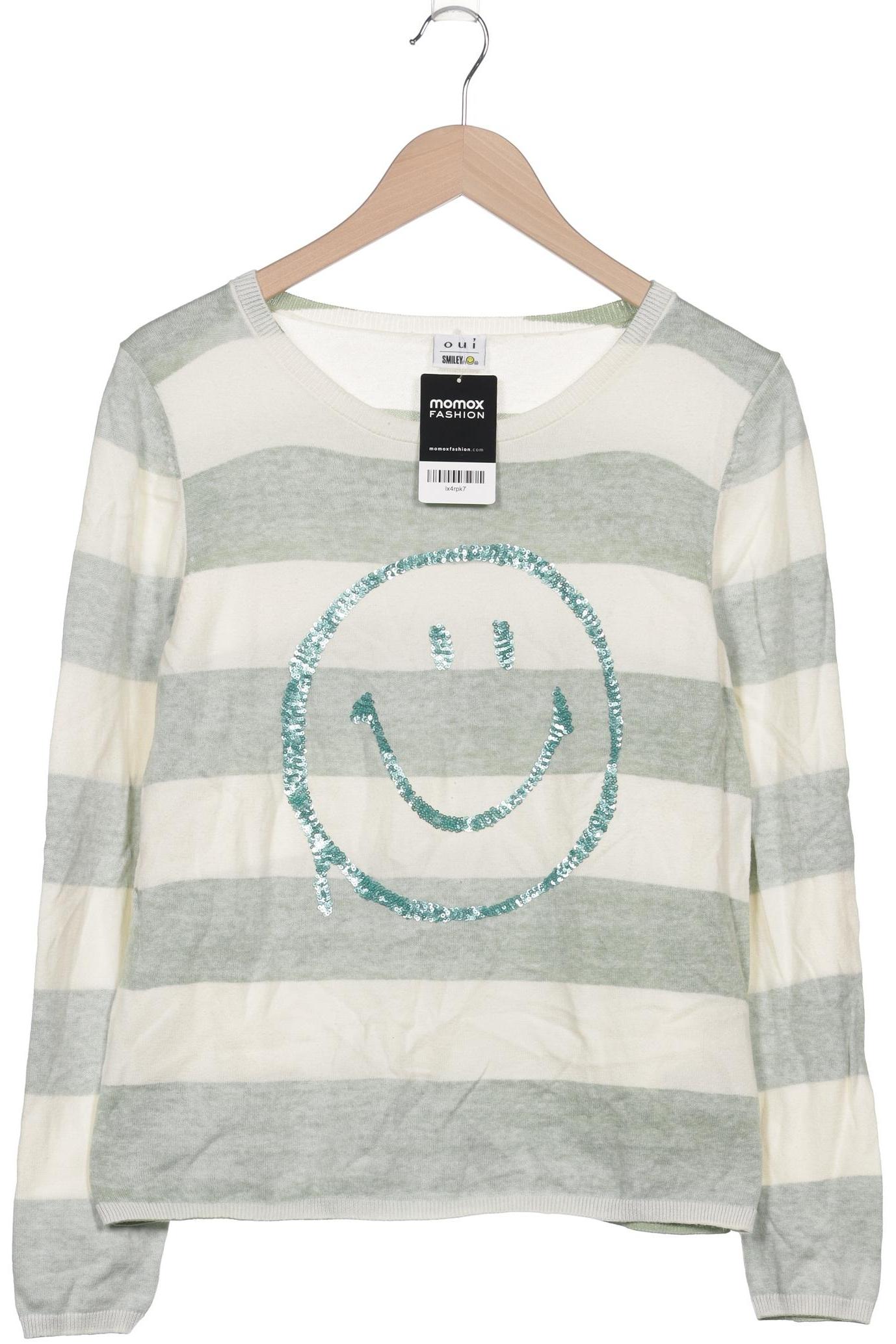 

Oui Damen Pullover, grün, Gr. 38
