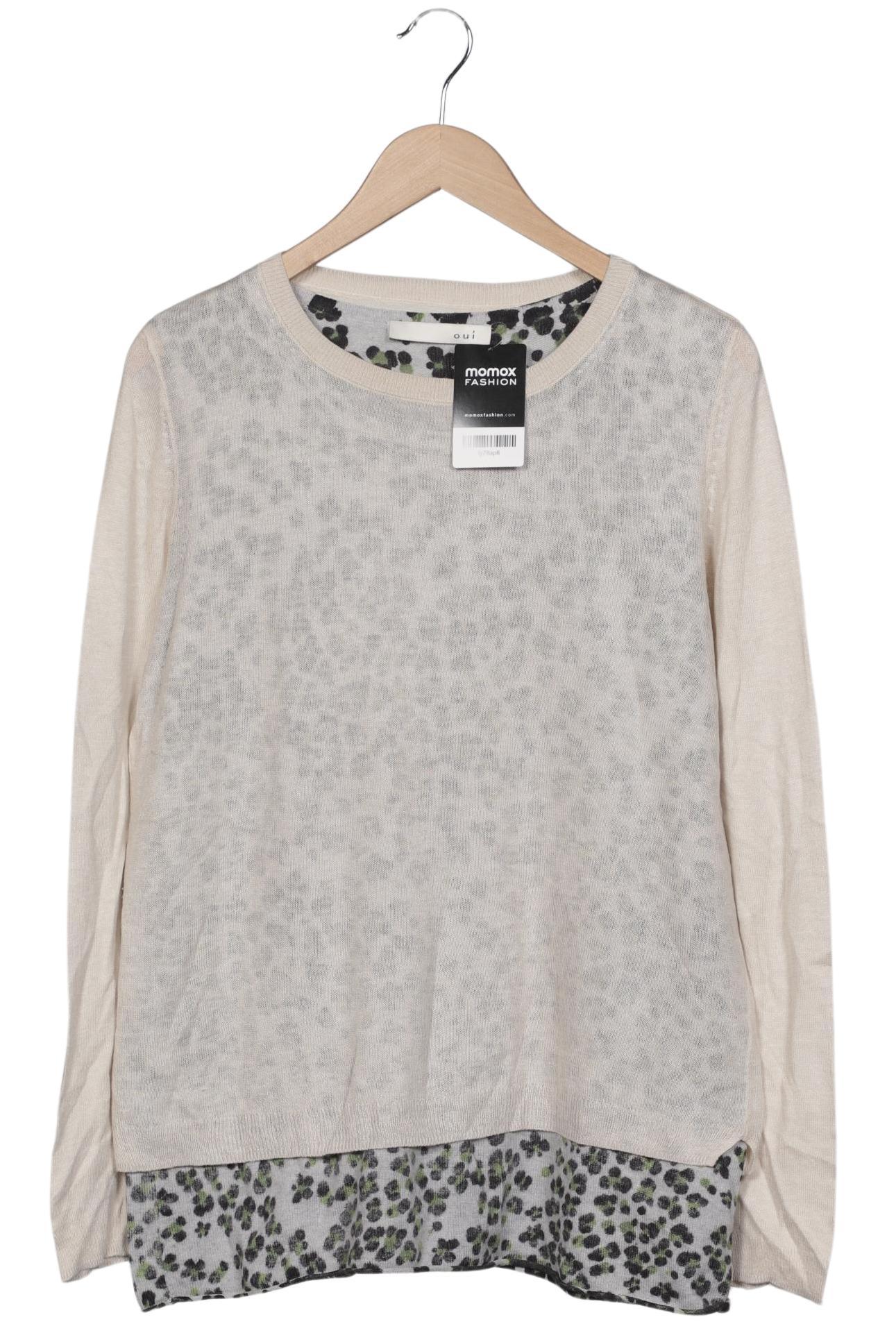 

Oui Damen Pullover, beige, Gr. 42