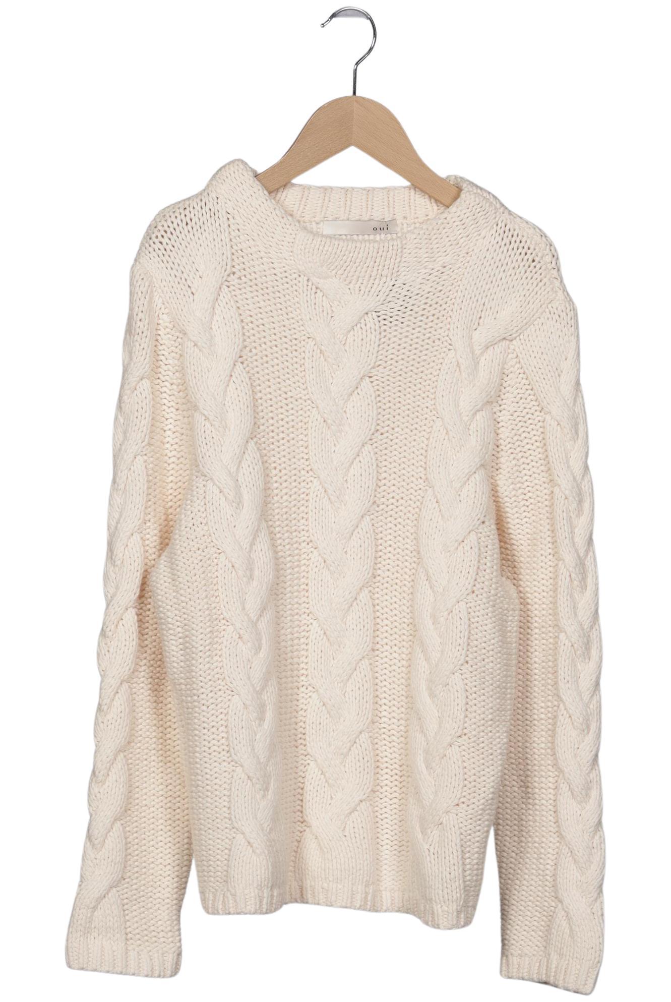 

Oui Damen Pullover, cremeweiß, Gr. 40