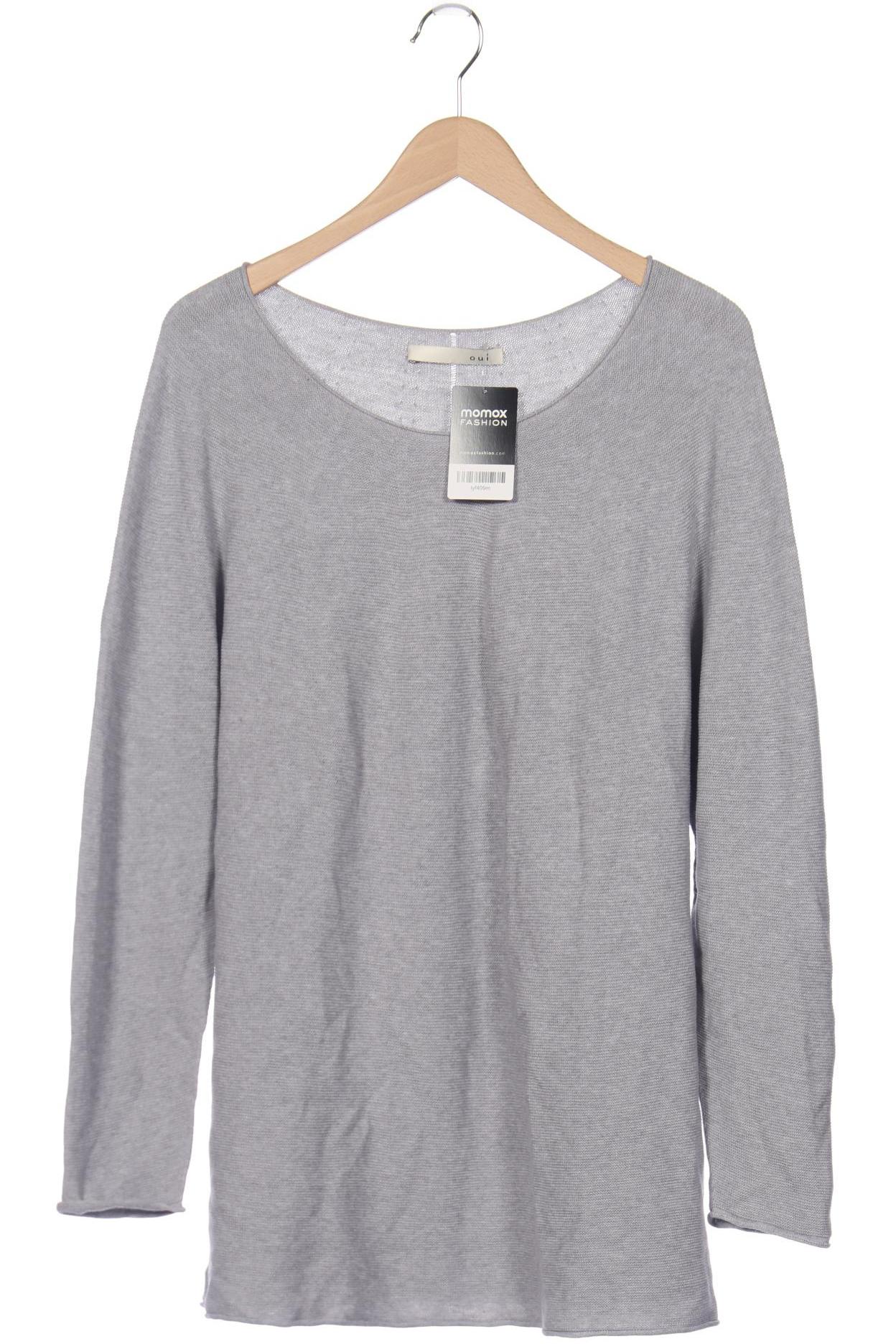 

Oui Damen Pullover, grau