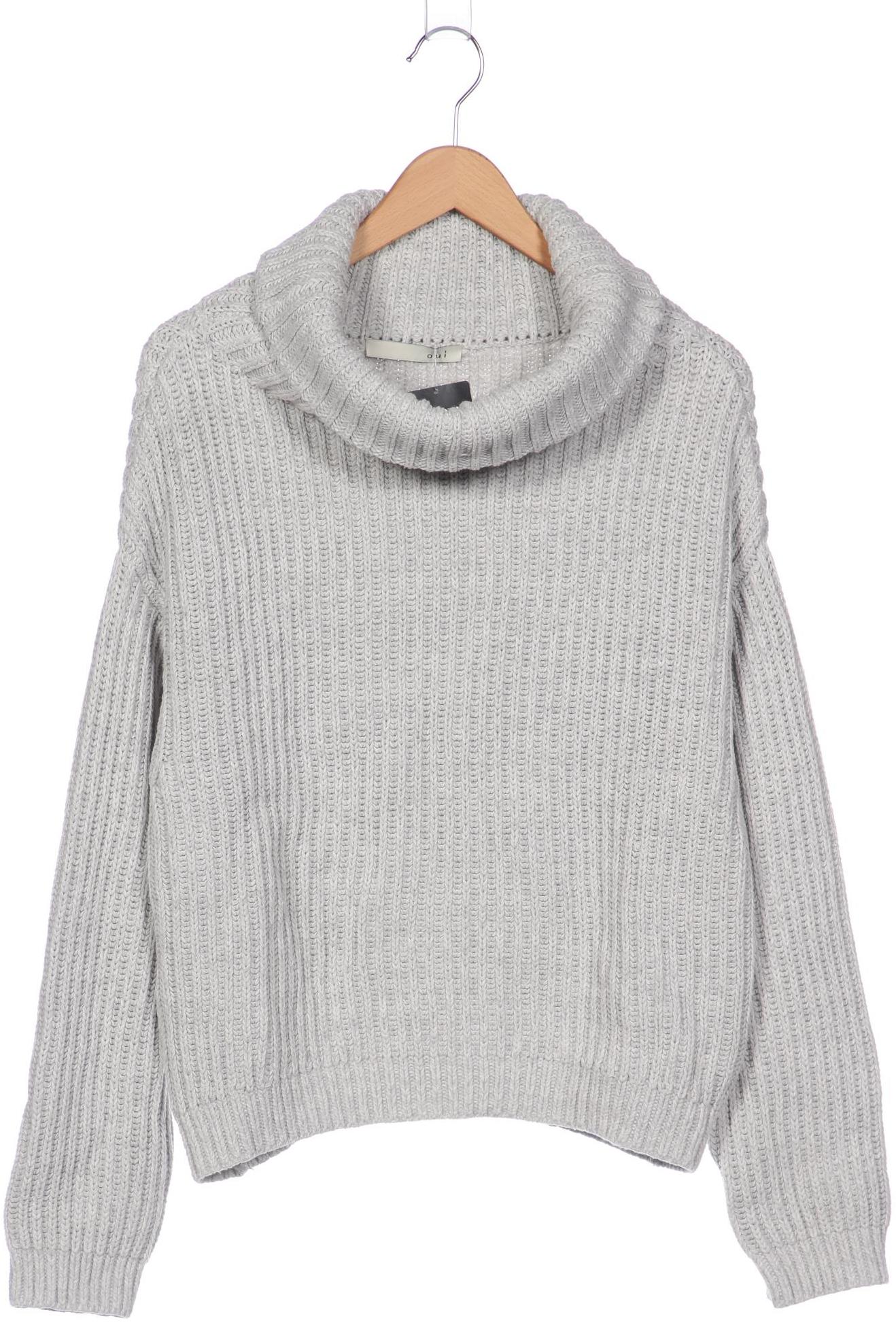 

Oui Damen Pullover, grau, Gr. 40